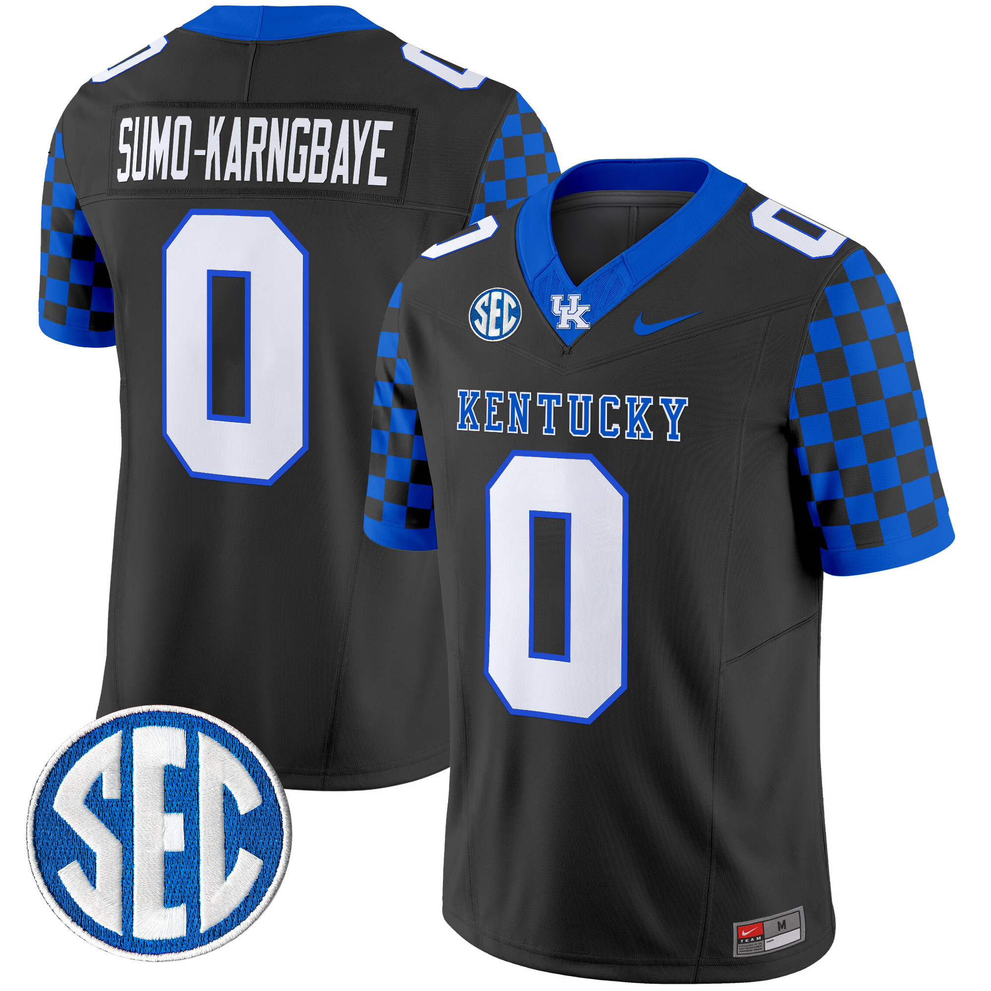 Men's Kentucky Wildcats 2024 Checkerboard Vapor Limited Jersey - All Stitched