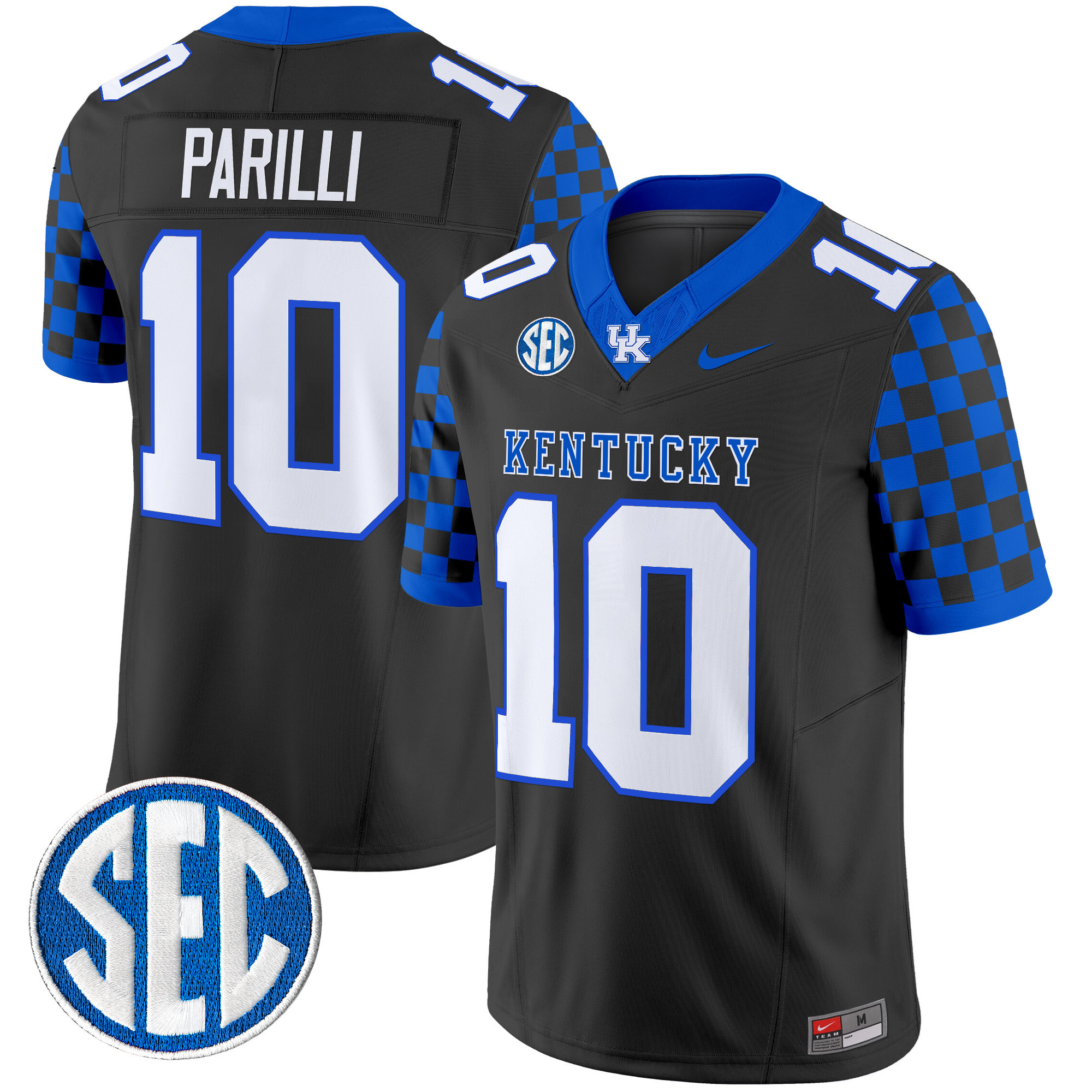Men's Kentucky Wildcats 2024 Checkerboard Vapor Limited Jersey - All Stitched