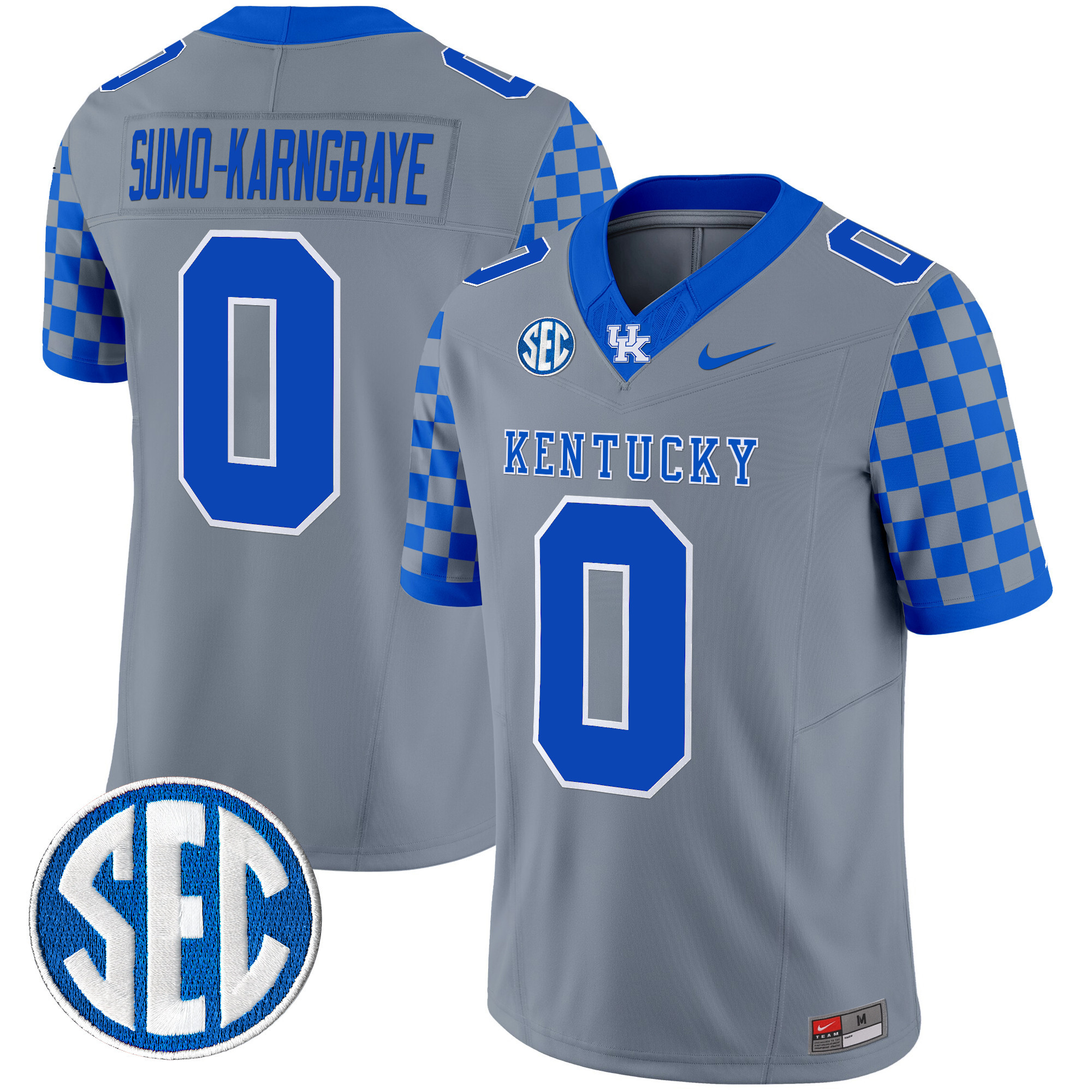 Men's Kentucky Wildcats 2024 Checkerboard Vapor Limited Jersey - All Stitched