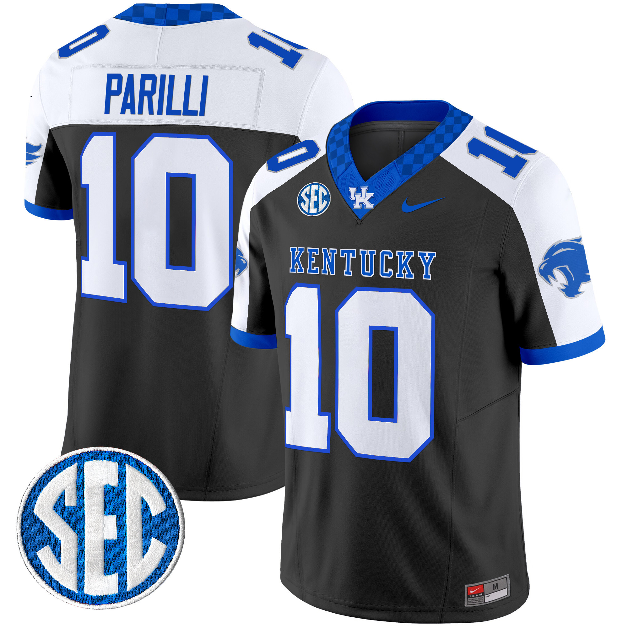 Men's Kentucky Wildcats 2024 Checkerboard Vapor Limited Jersey - All Stitched