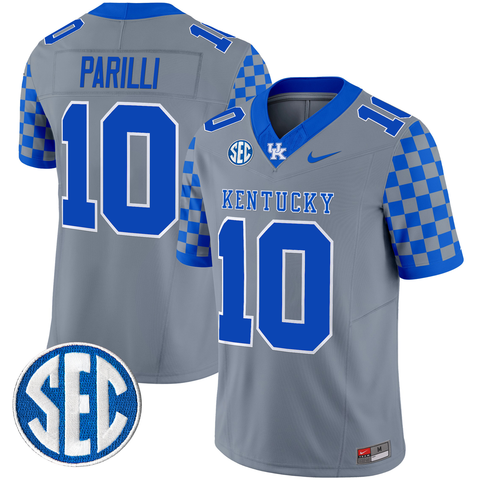 Men's Kentucky Wildcats 2024 Checkerboard Vapor Limited Jersey - All Stitched