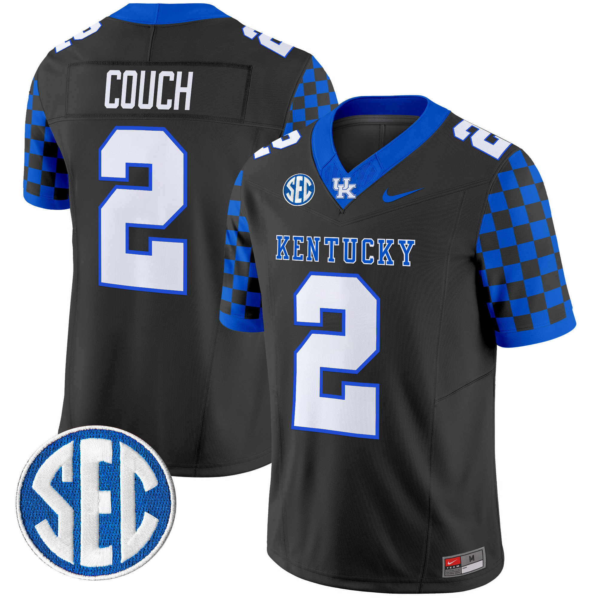 Men's Kentucky Wildcats 2024 Checkerboard Vapor Limited Jersey - All Stitched