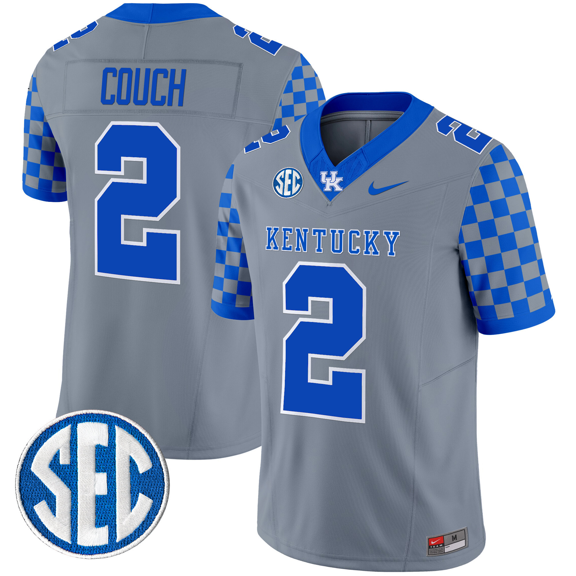 Men's Kentucky Wildcats 2024 Checkerboard Vapor Limited Jersey - All Stitched