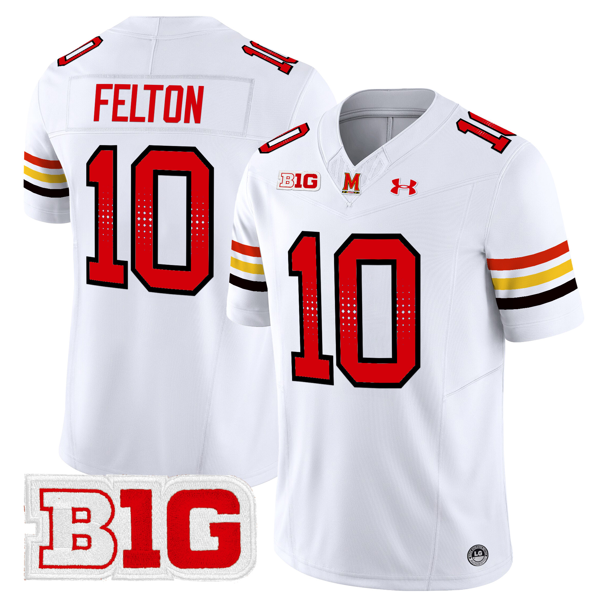 Men's Maryland Terrapins 2024 Vapor Limited Jersey - All Stitched