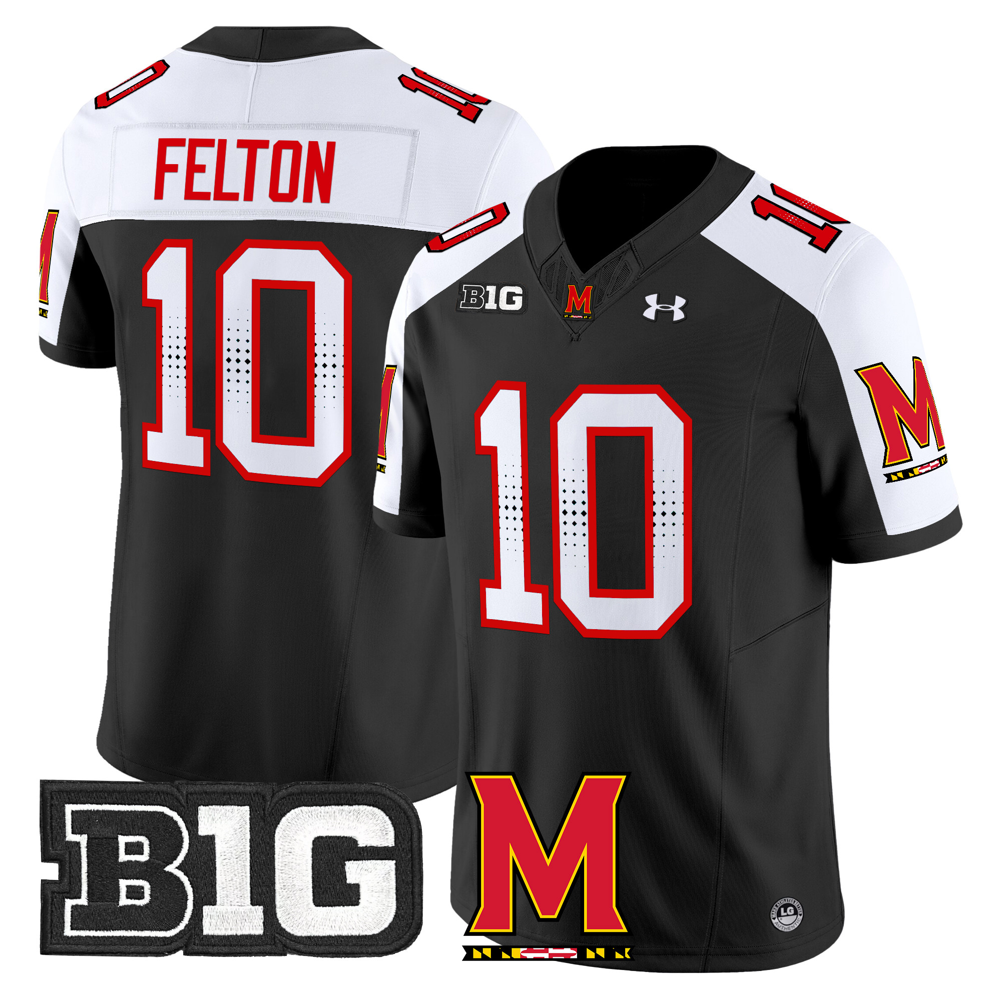 Men's Maryland Terrapins 2024 Vapor Limited Jersey - All Stitched