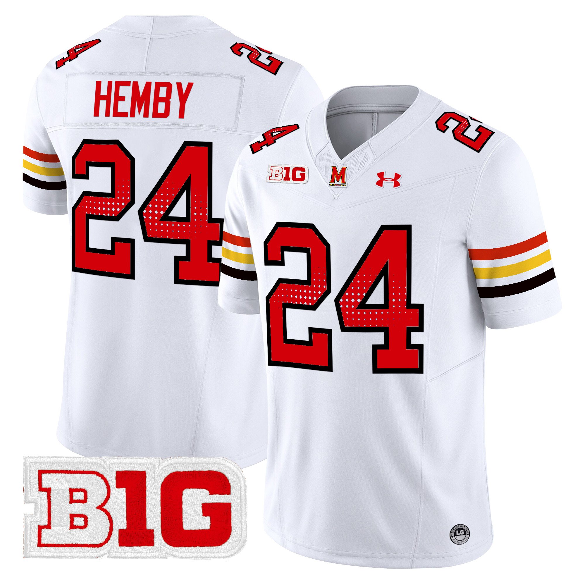 Men's Maryland Terrapins 2024 Vapor Limited Jersey - All Stitched