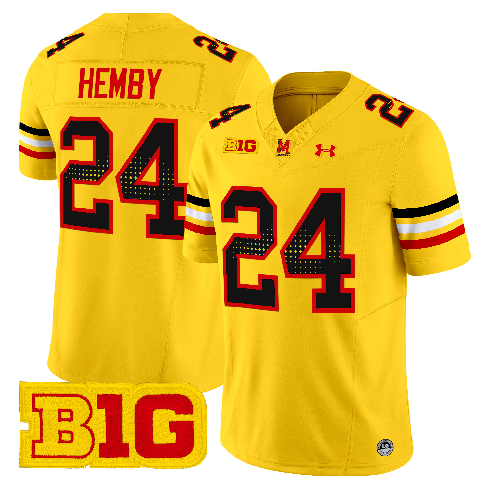 Men's Maryland Terrapins 2024 Vapor Limited Jersey - All Stitched