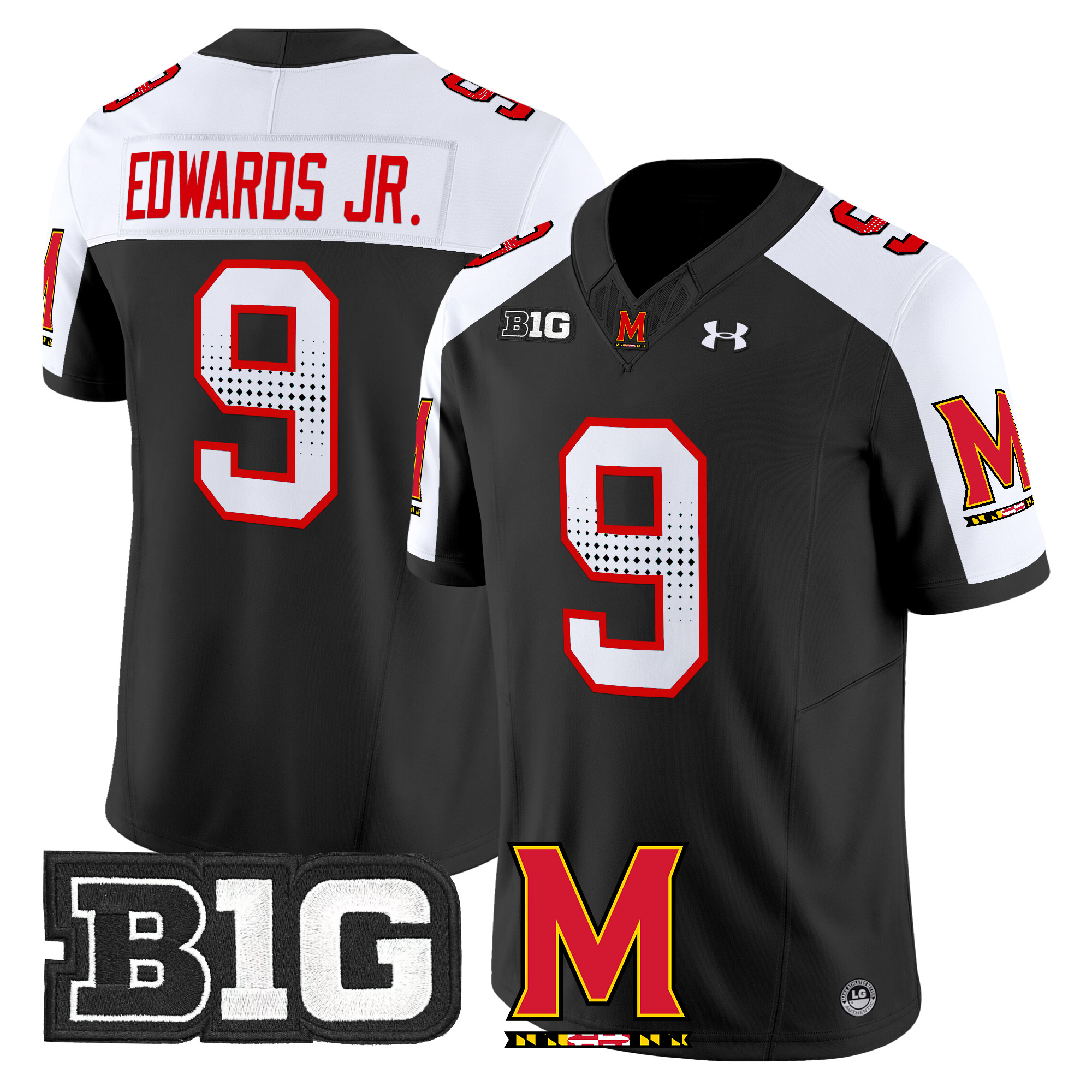Men's Maryland Terrapins 2024 Vapor Limited Jersey - All Stitched
