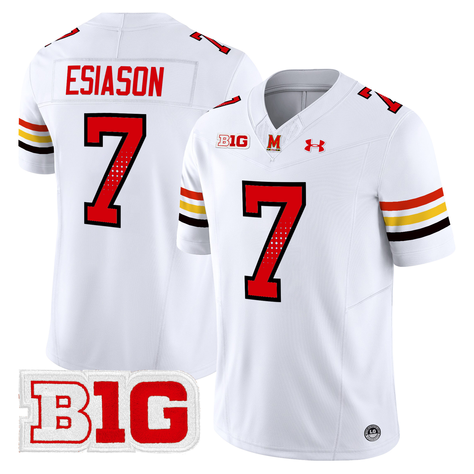 Men's Maryland Terrapins 2024 Vapor Limited Jersey - All Stitched