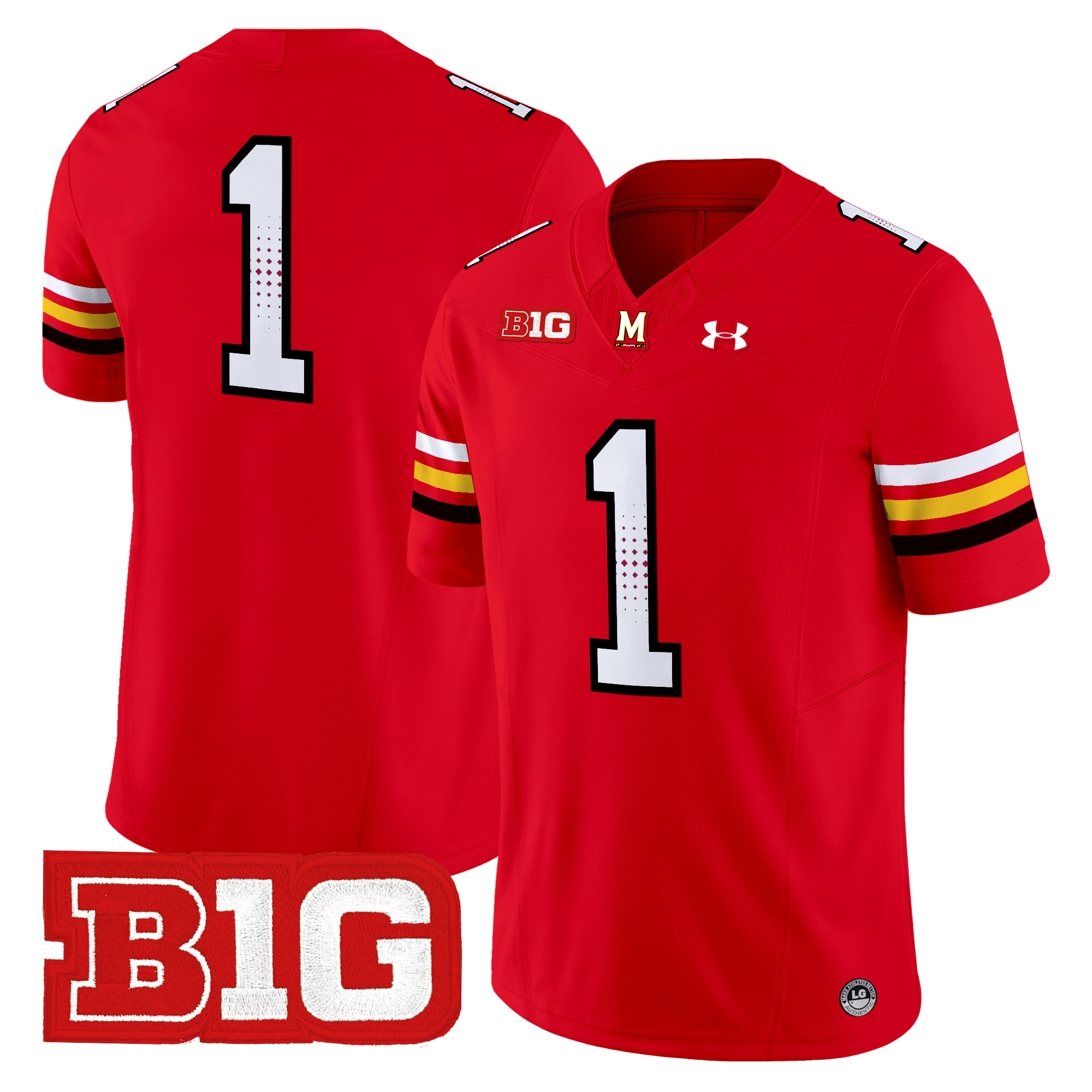 Men's Maryland Terrapins 2024 Vapor Limited Jersey - All Stitched