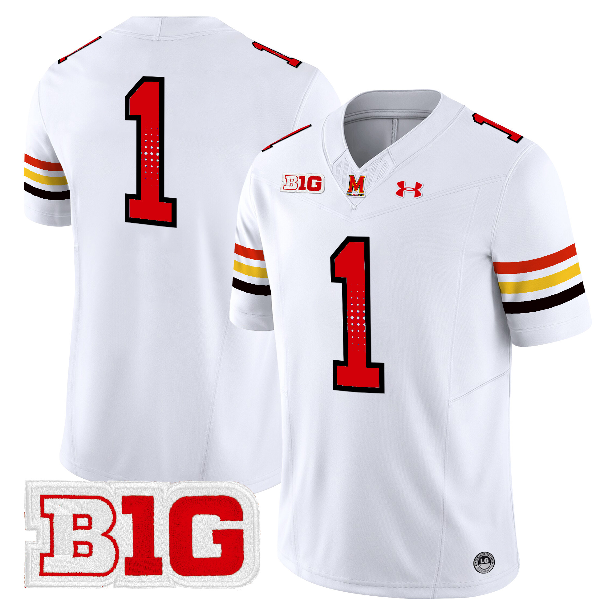 Men's Maryland Terrapins 2024 Vapor Limited Jersey - All Stitched