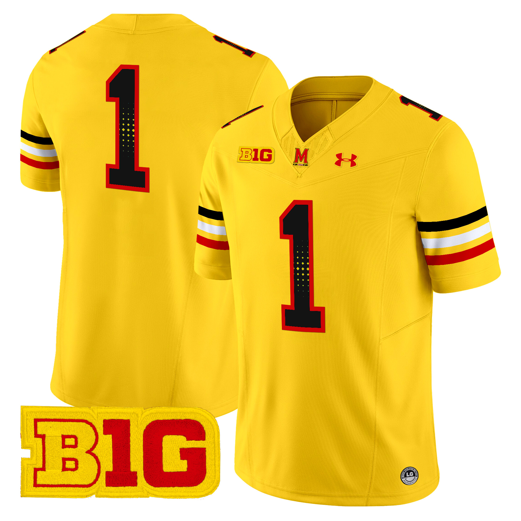 Men's Maryland Terrapins 2024 Vapor Limited Jersey - All Stitched