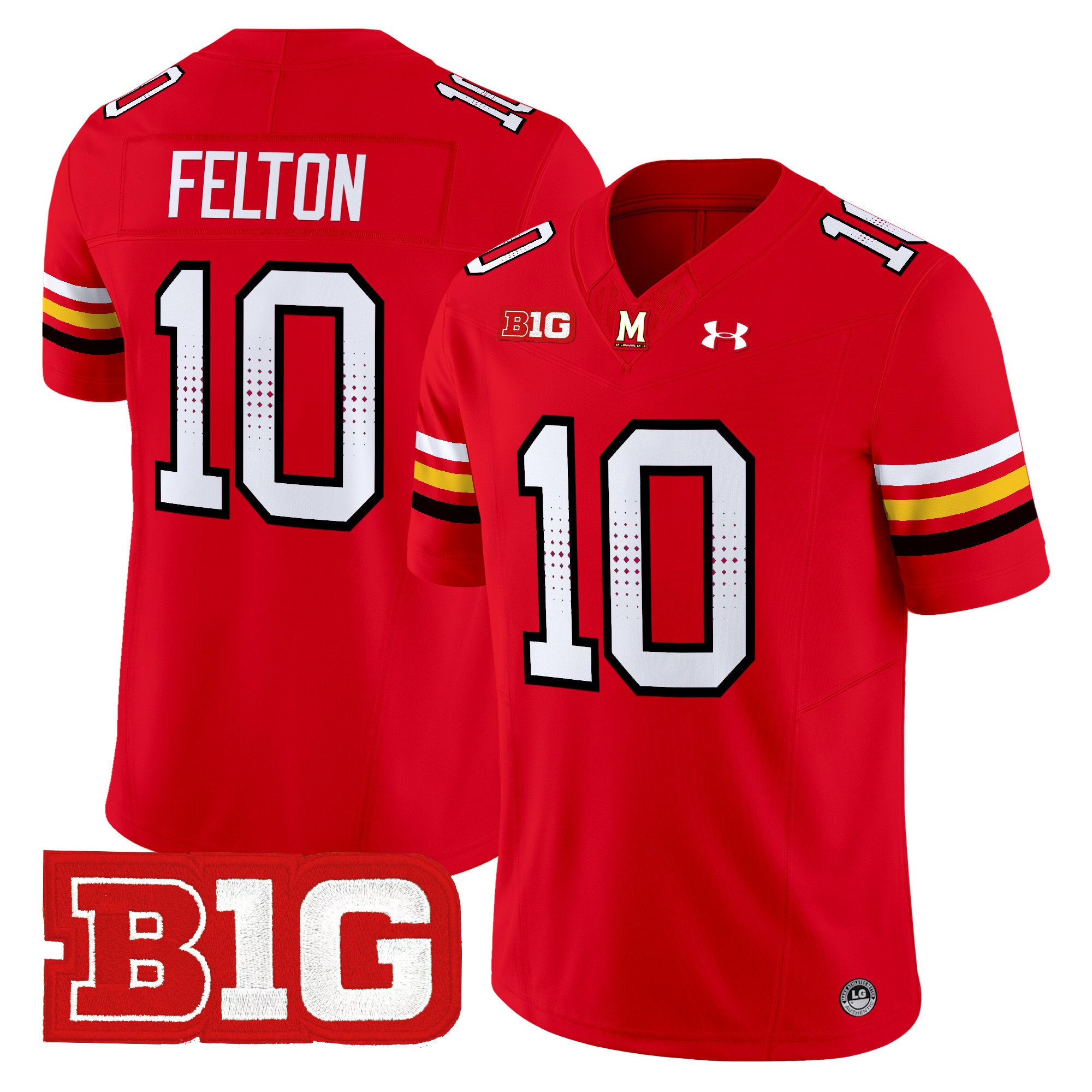 Men's Maryland Terrapins 2024 Vapor Limited Jersey - All Stitched