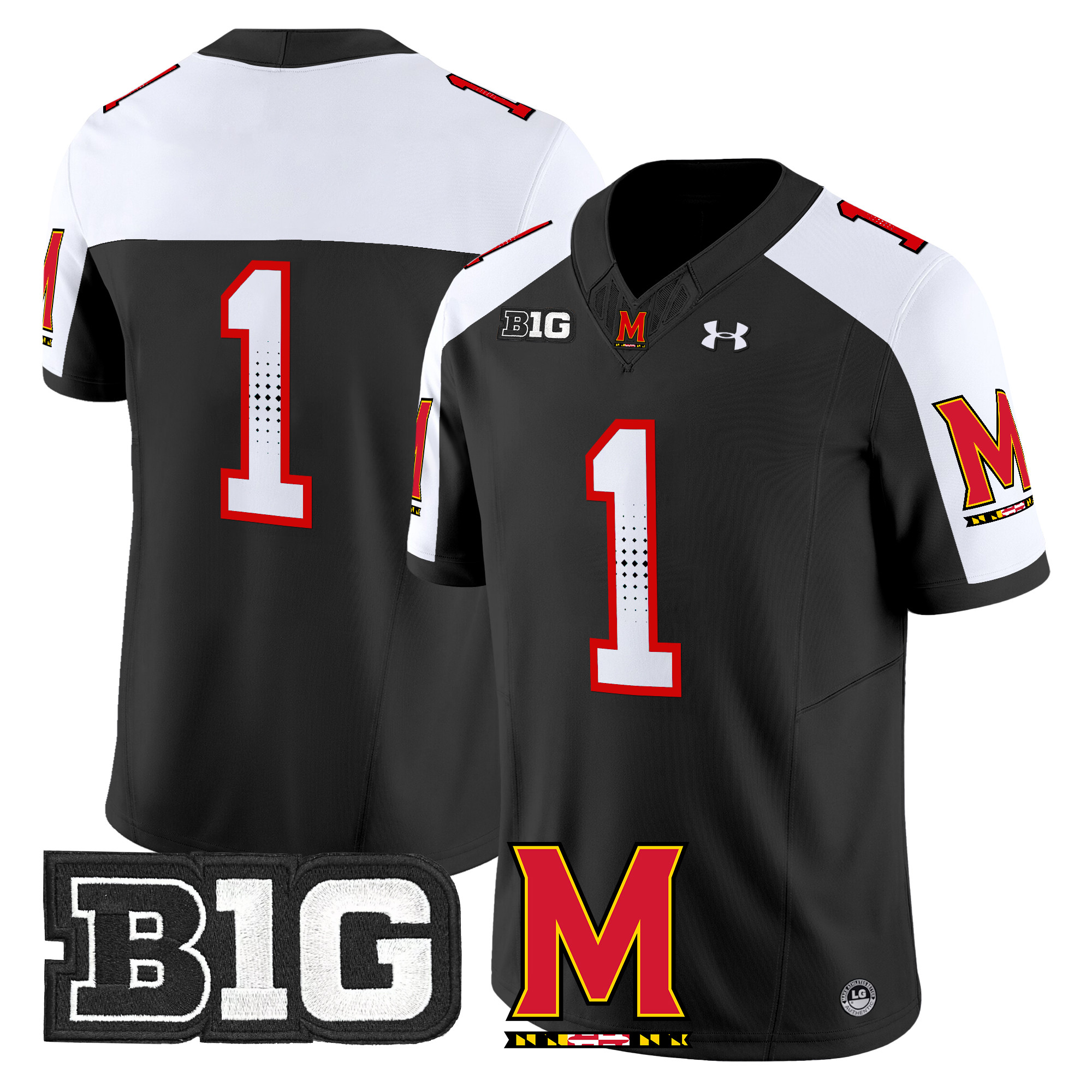 Men's Maryland Terrapins 2024 Vapor Limited Jersey - All Stitched