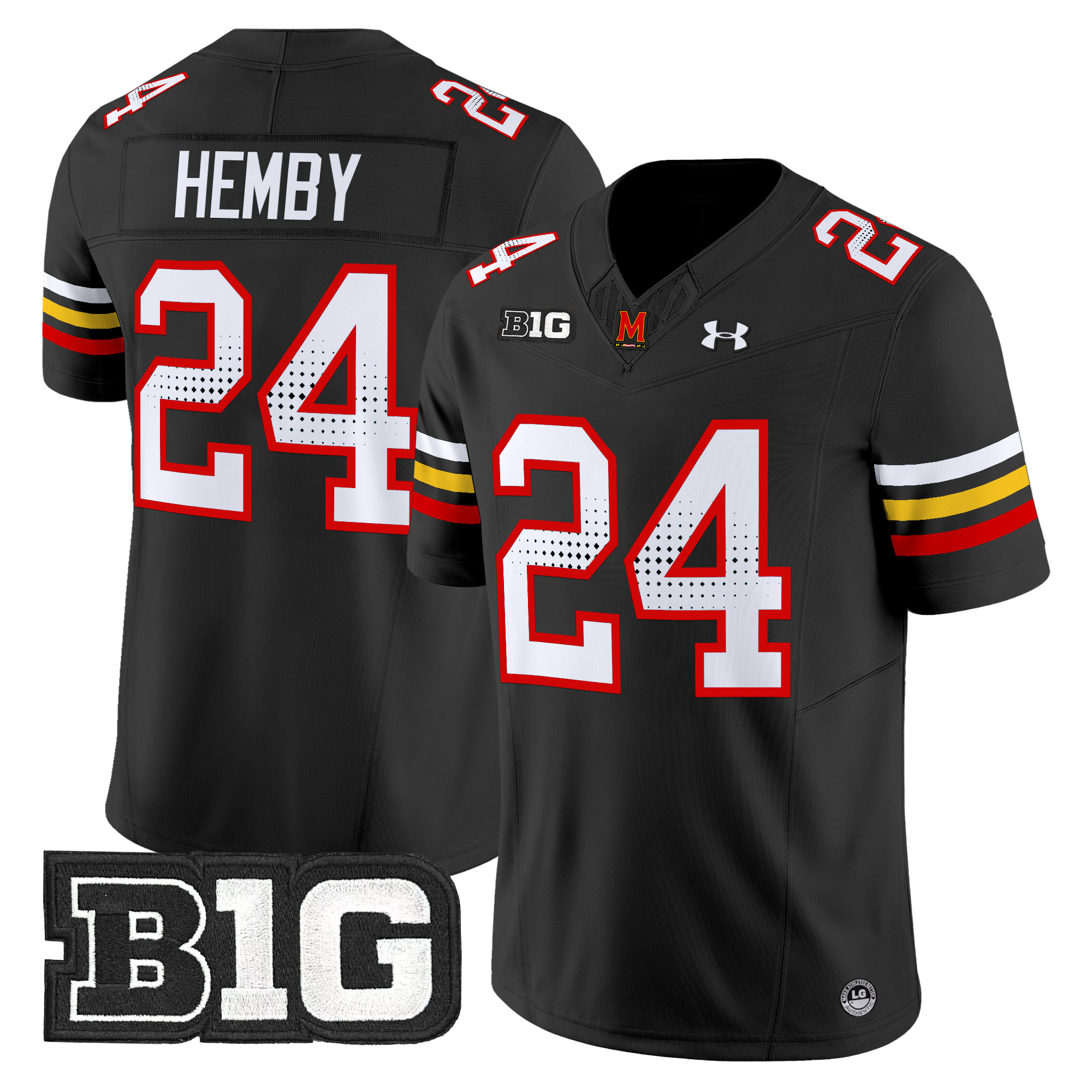 Men's Maryland Terrapins 2024 Vapor Limited Jersey - All Stitched