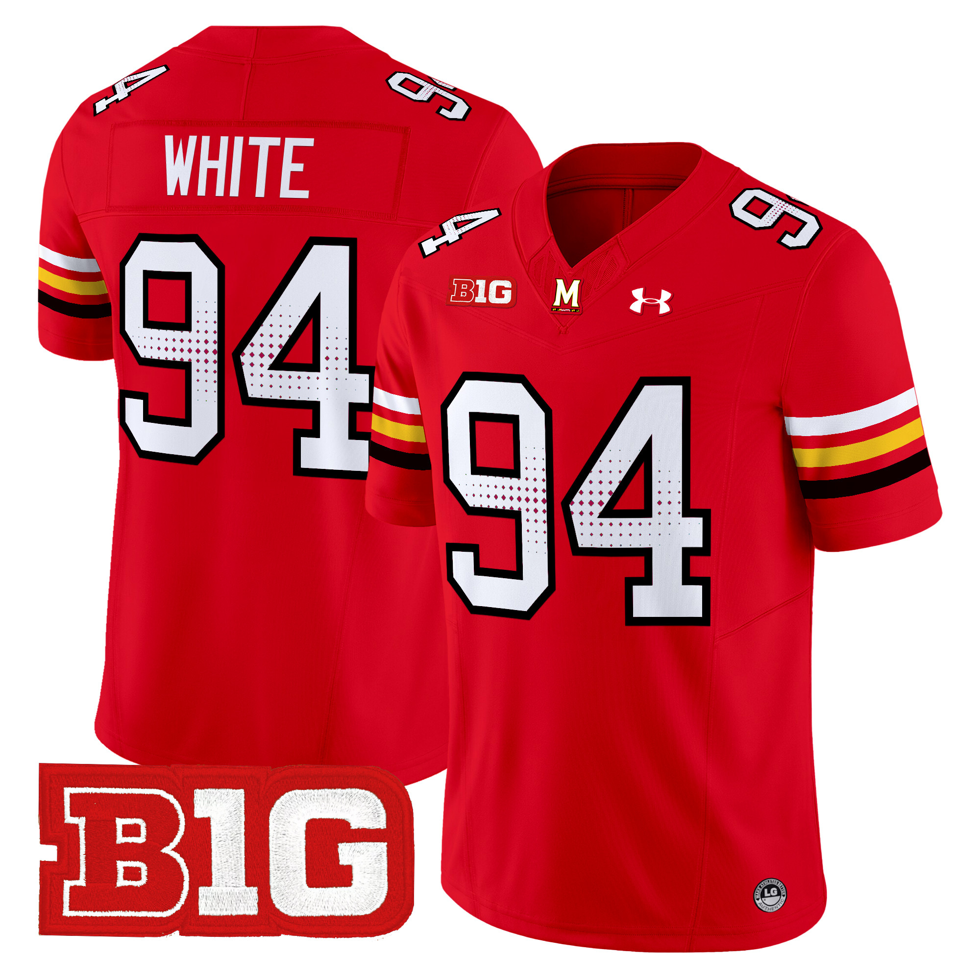 Men's Maryland Terrapins 2024 Vapor Limited Jersey - All Stitched