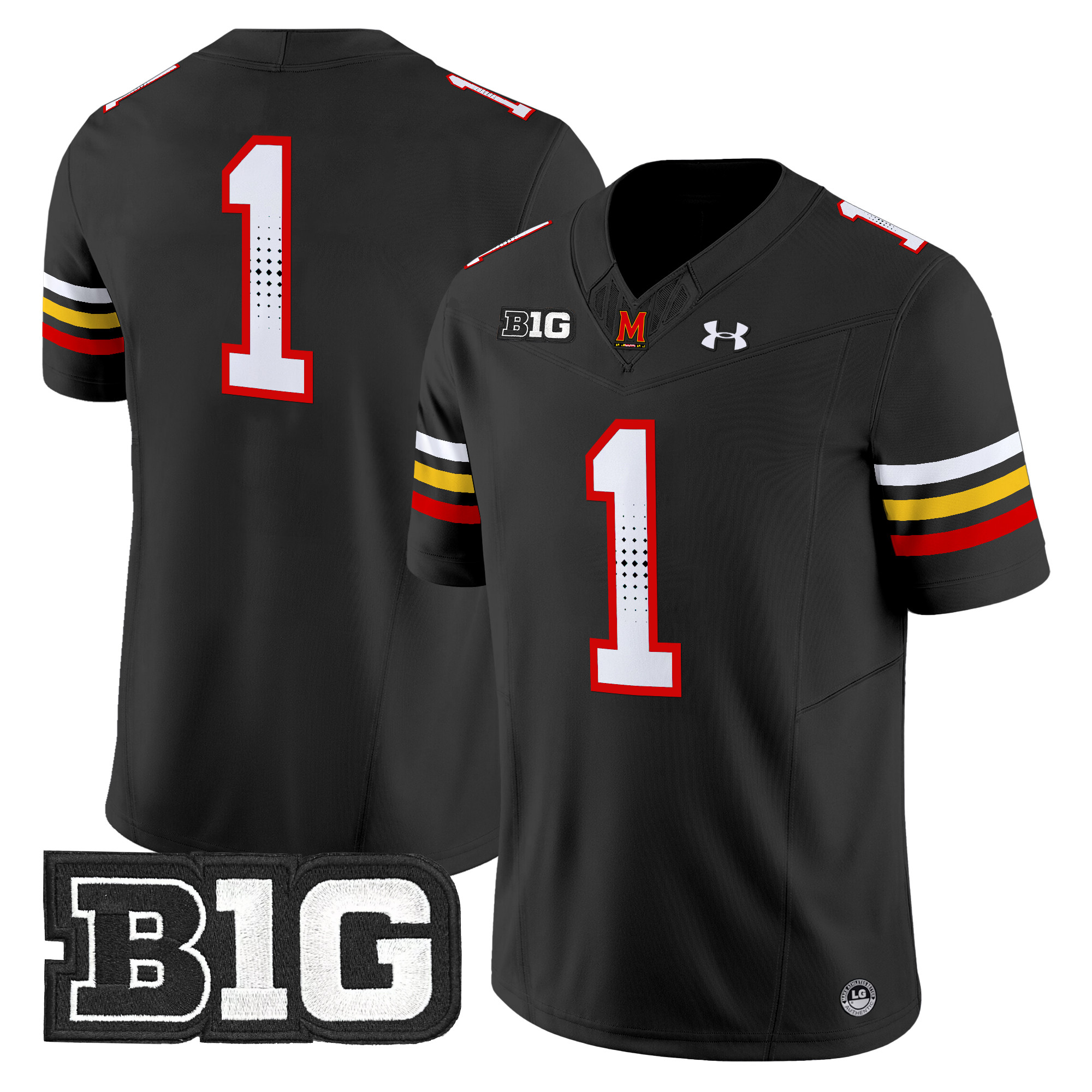 Men's Maryland Terrapins 2024 Vapor Limited Jersey - All Stitched