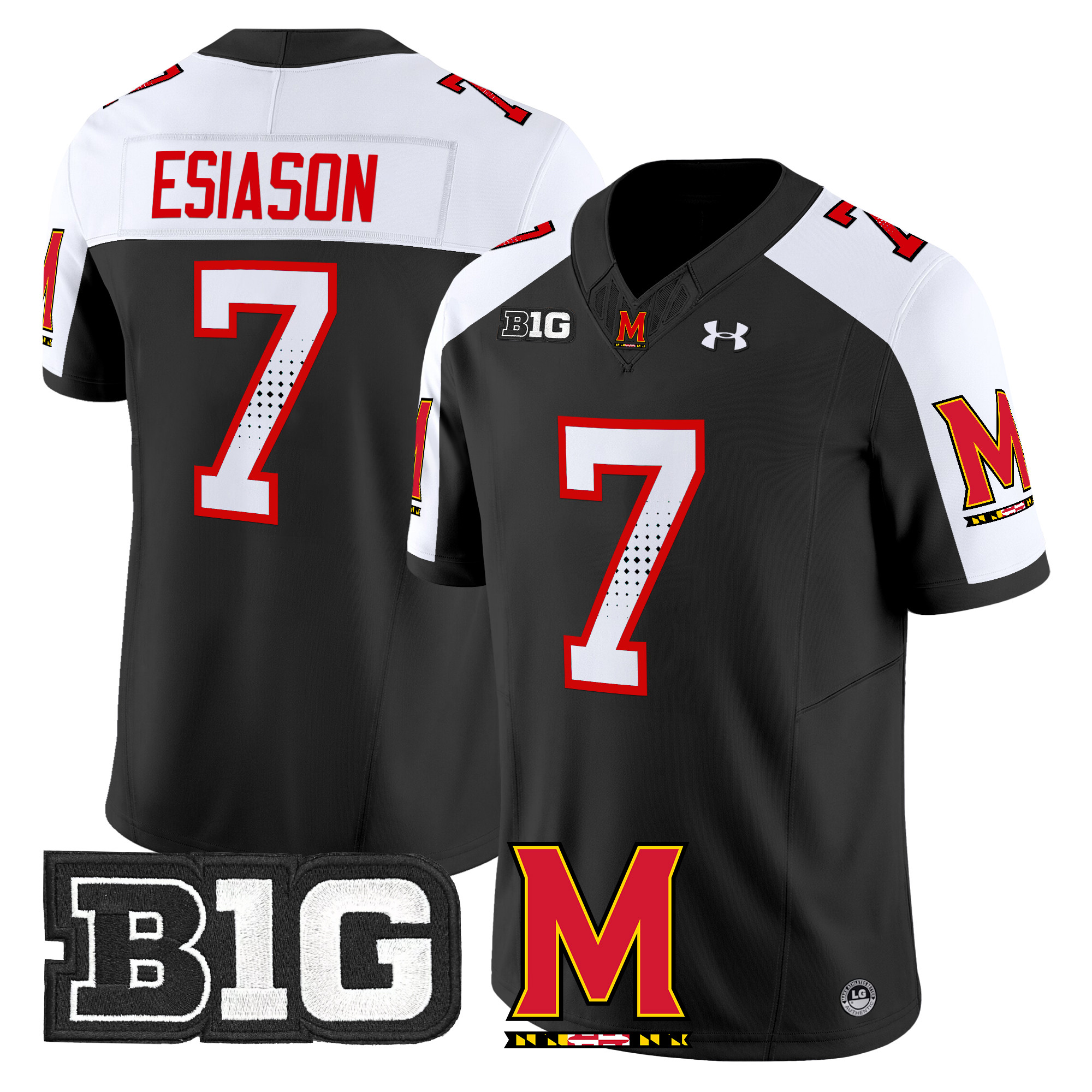 Men's Maryland Terrapins 2024 Vapor Limited Jersey - All Stitched