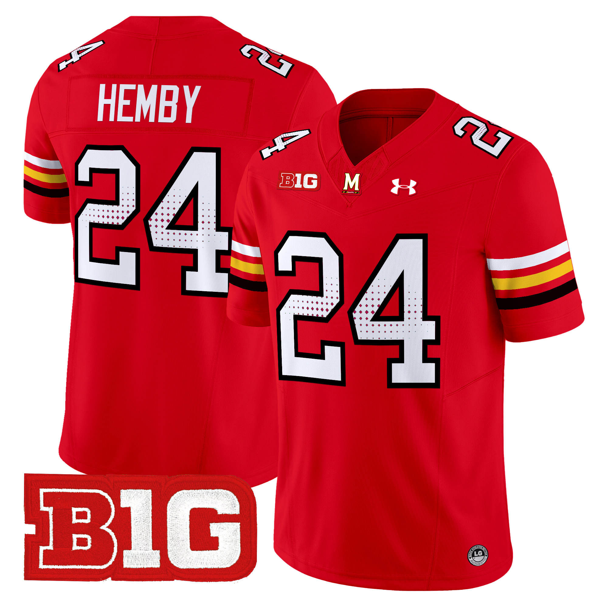 Men's Maryland Terrapins 2024 Vapor Limited Jersey - All Stitched