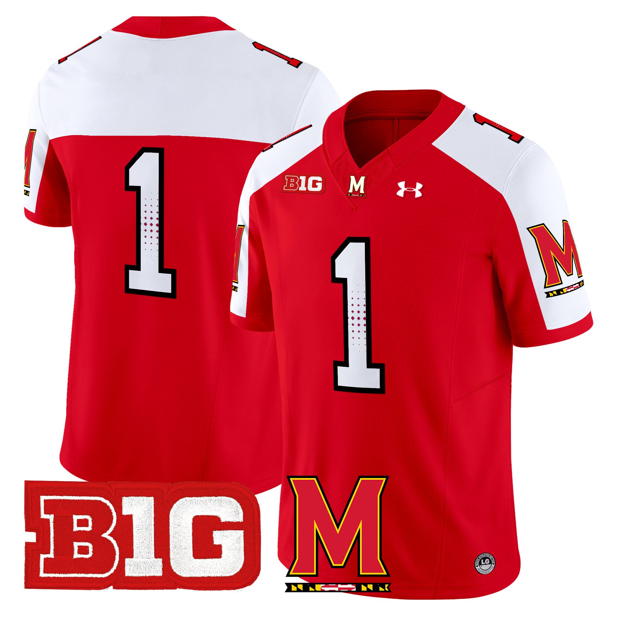 Men's Maryland Terrapins 2024 Vapor Limited Jersey - All Stitched