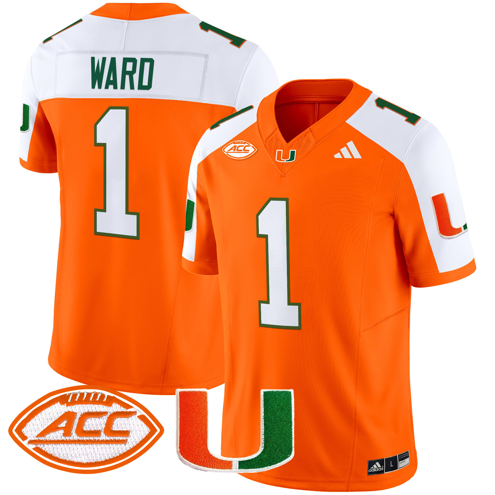 Men's Miami Hurricanes 2024 Vapor Limited Jersey - All Stitched