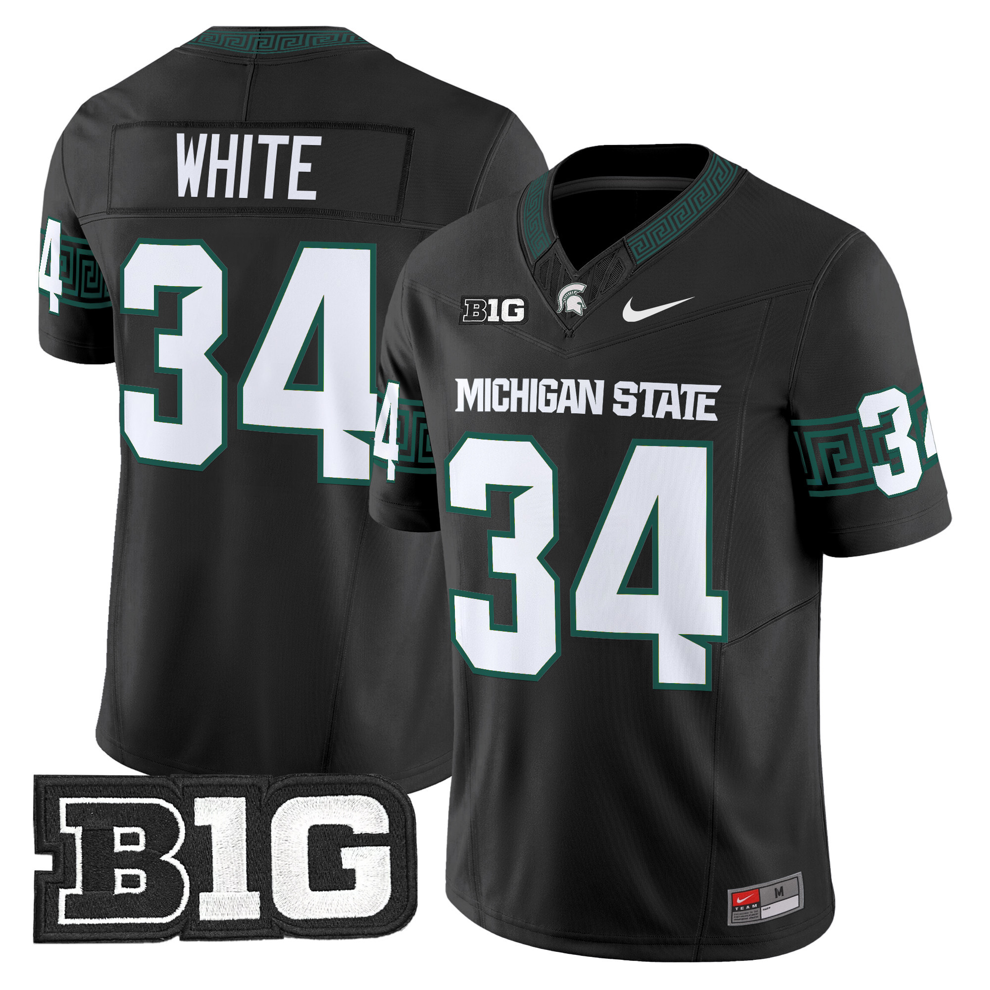 Men's Michigan State Spartans 2024 Vapor Limited Jersey - All Stitched