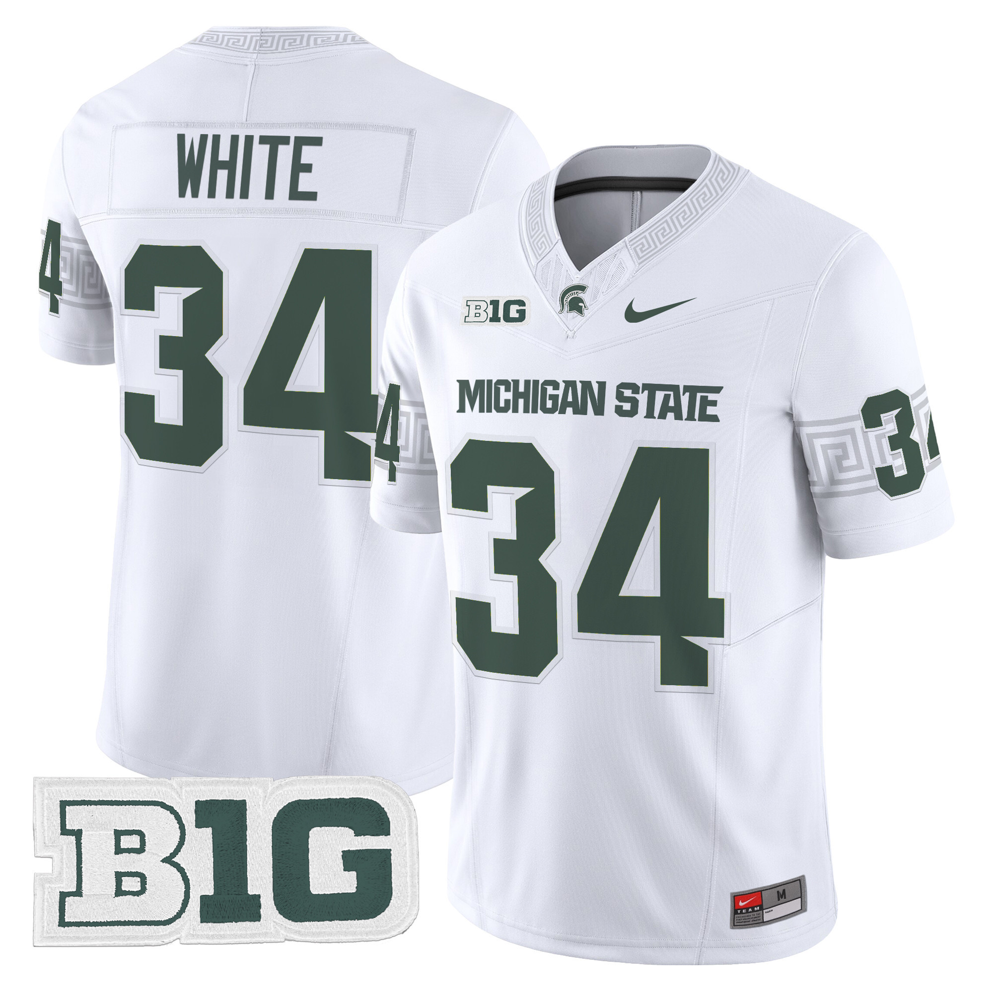 Men's Michigan State Spartans 2024 Vapor Limited Jersey - All Stitched