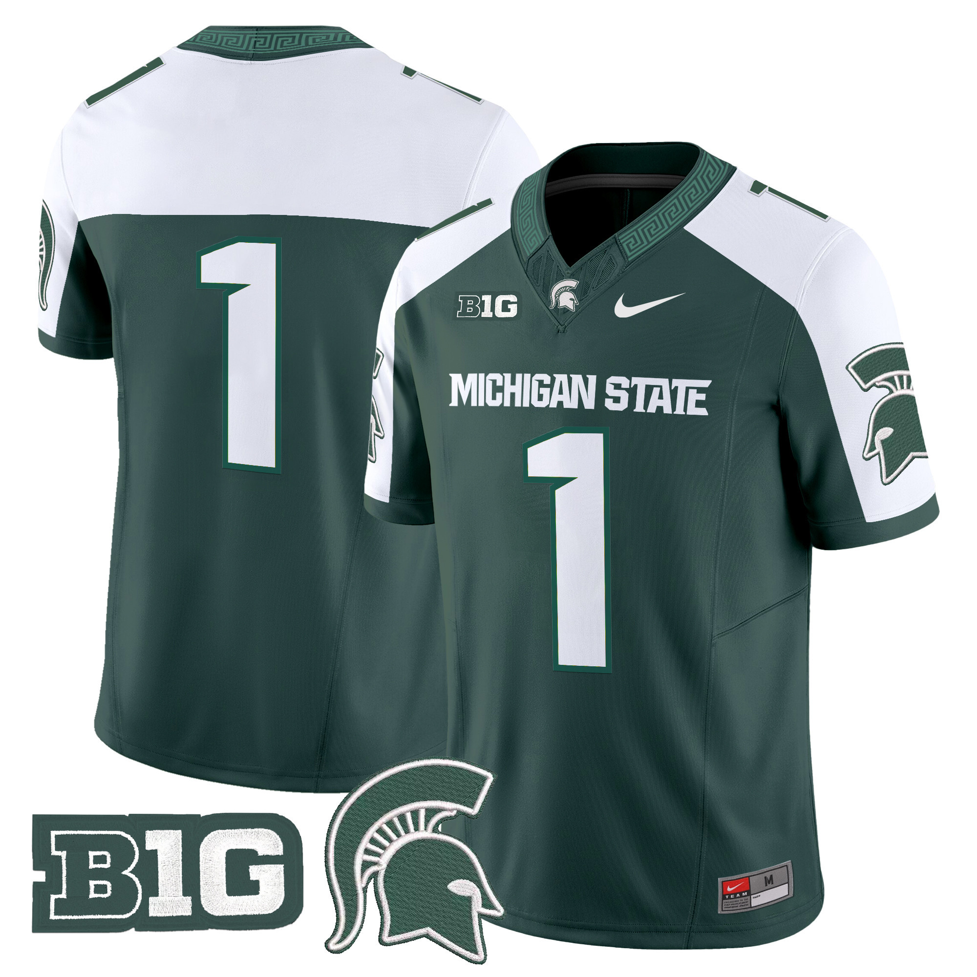 Men's Michigan State Spartans 2024 Vapor Limited Jersey - All Stitched