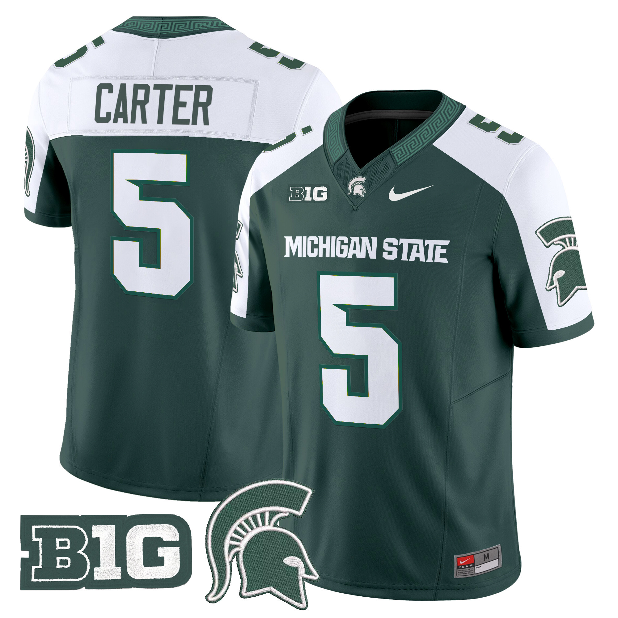 Men's Michigan State Spartans 2024 Vapor Limited Jersey - All Stitched