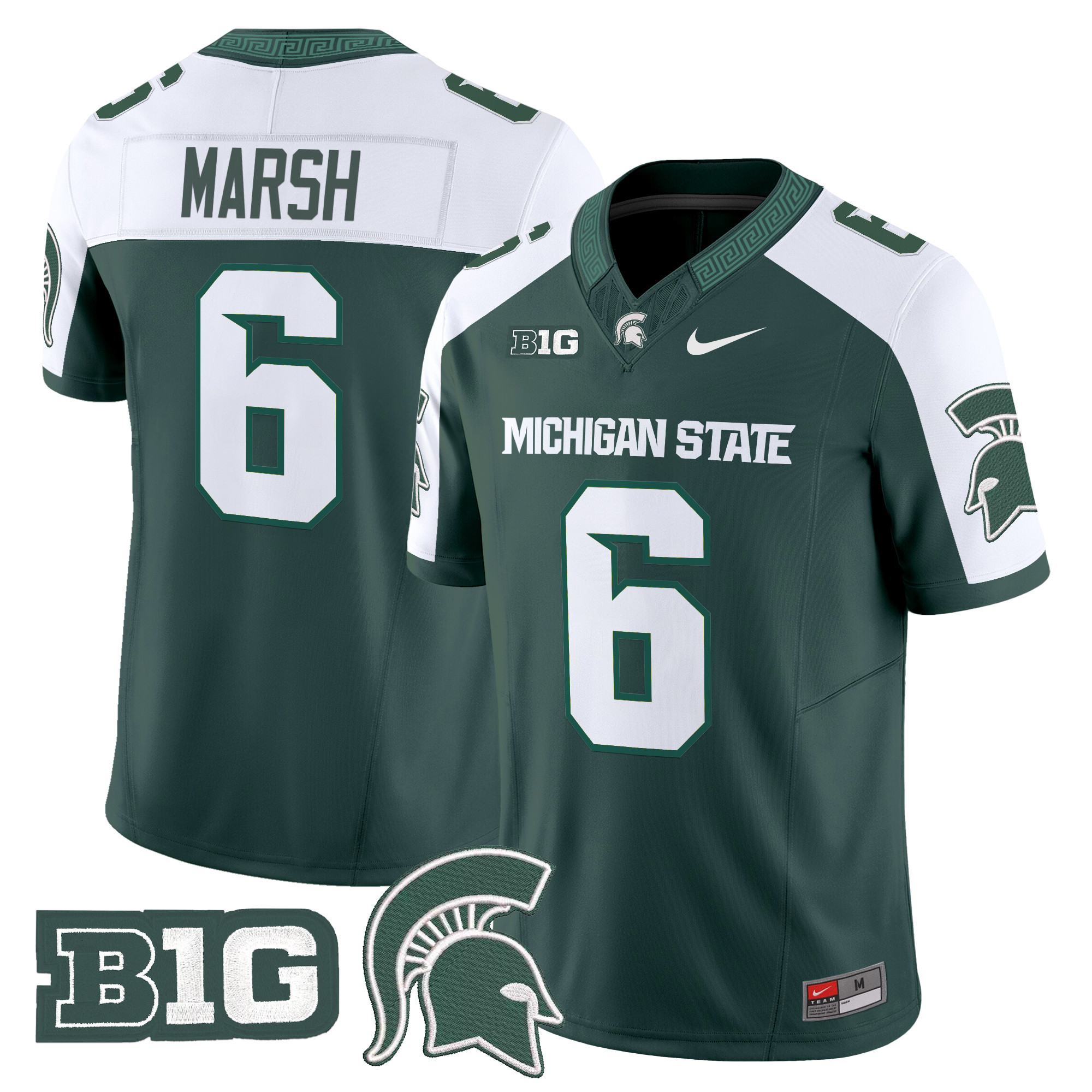 Men's Michigan State Spartans 2024 Vapor Limited Jersey - All Stitched