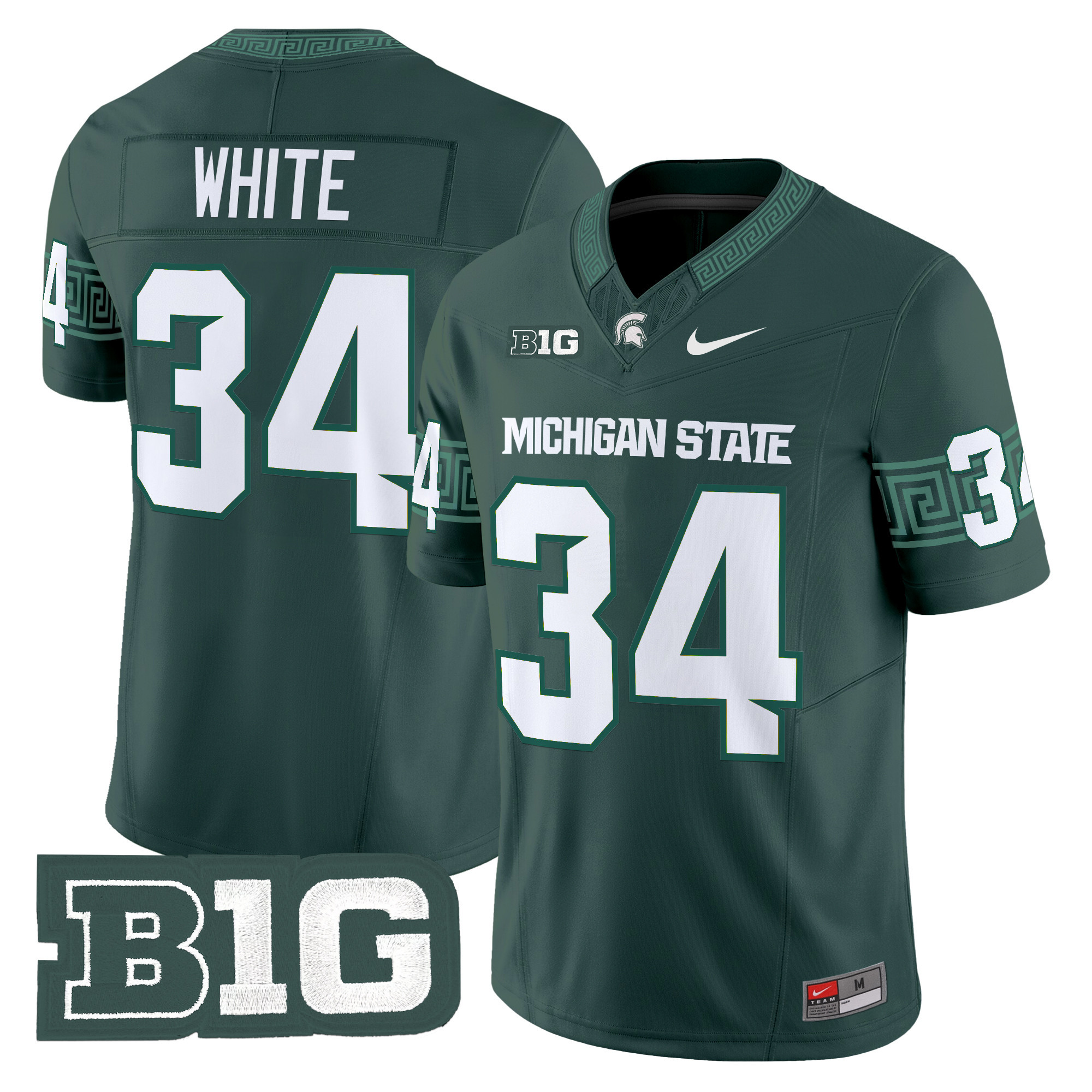 Men's Michigan State Spartans 2024 Vapor Limited Jersey - All Stitched