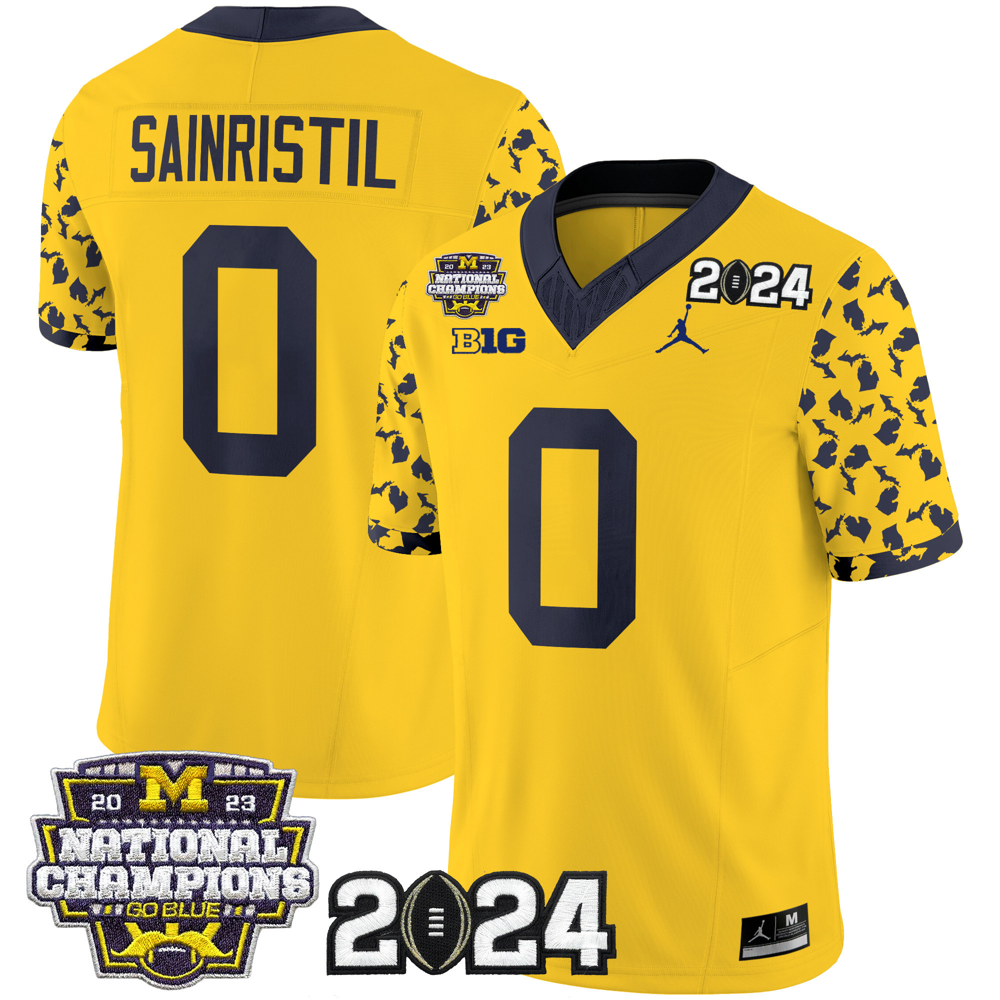 Men's Michigan Wolverines 2024 "Michigan State Style" Vapor Limited Jersey - All Stitched