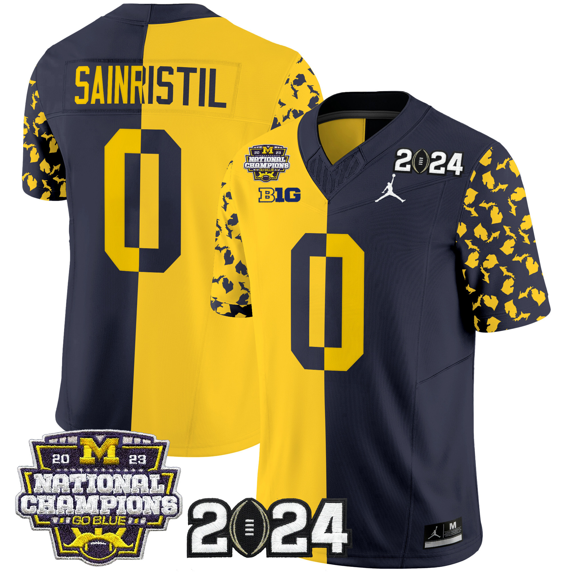 Men's Michigan Wolverines 2024 "Michigan State Style" Vapor Limited Jersey - All Stitched