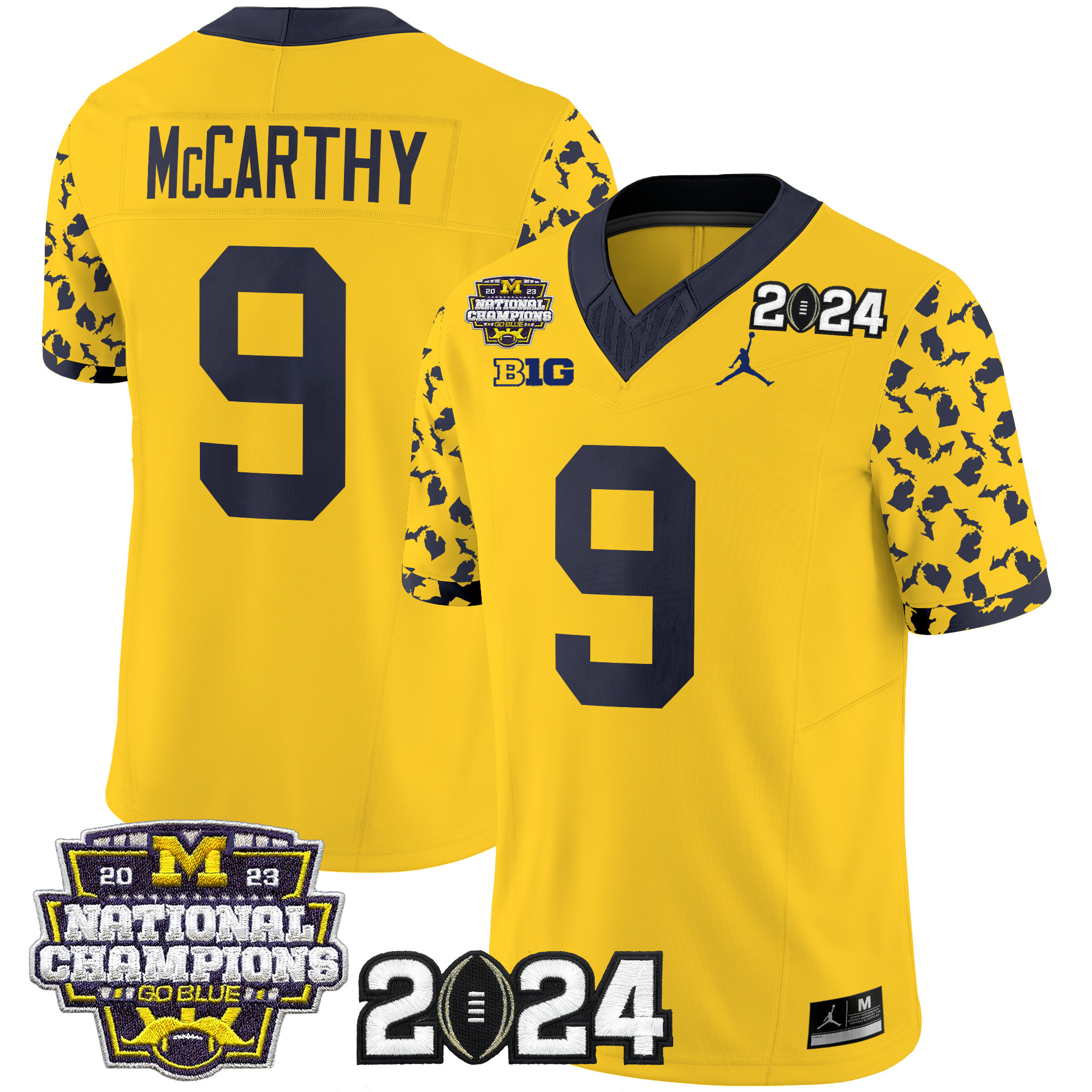 Men's Michigan Wolverines 2024 "Michigan State Style" Vapor Limited Jersey - All Stitched