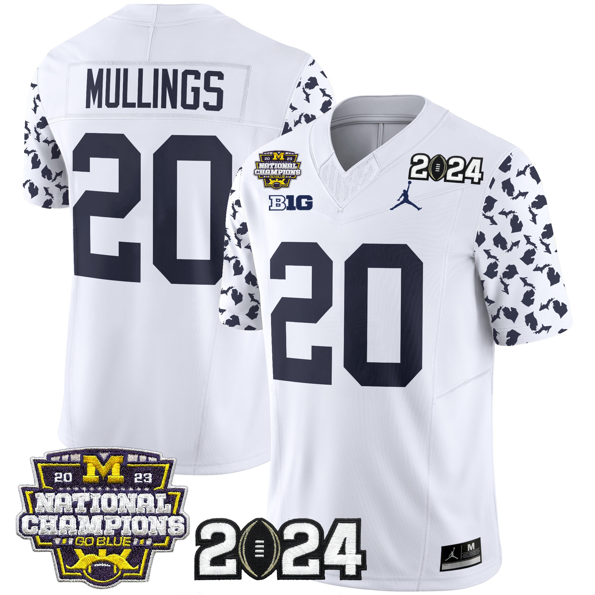 Men's Michigan Wolverines 2024 "Michigan State Style" Vapor Limited Jersey - All Stitched