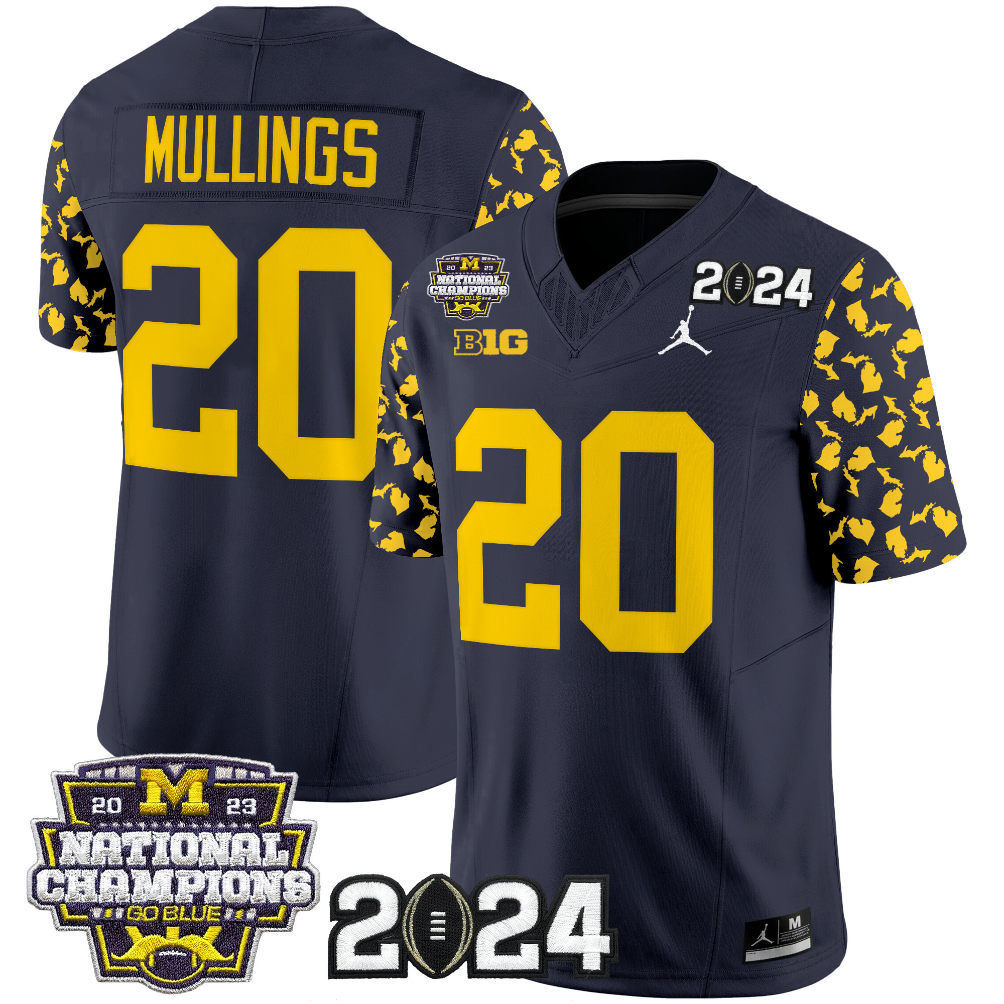 Men's Michigan Wolverines 2024 "Michigan State Style" Vapor Limited Jersey - All Stitched