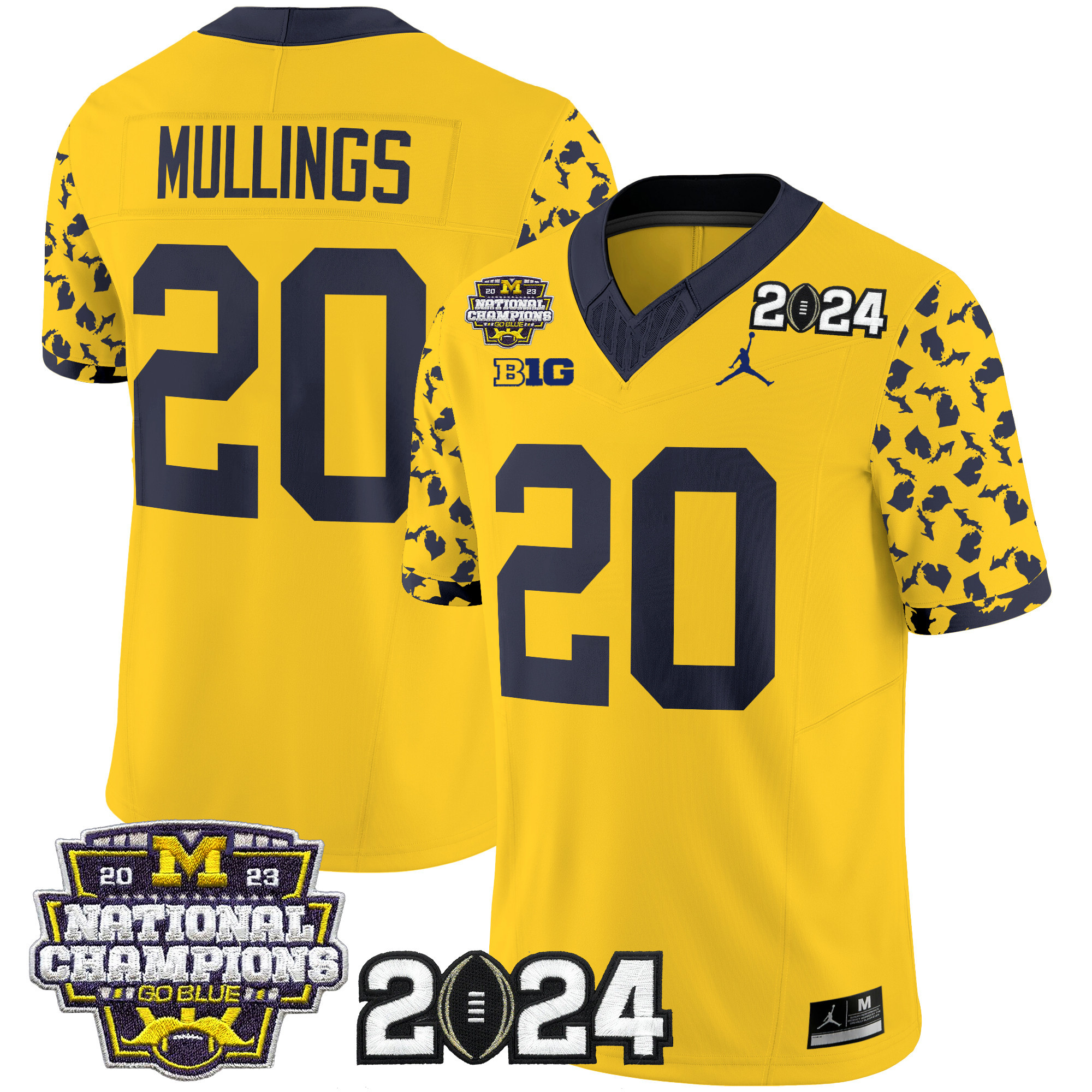 Men's Michigan Wolverines 2024 "Michigan State Style" Vapor Limited Jersey - All Stitched