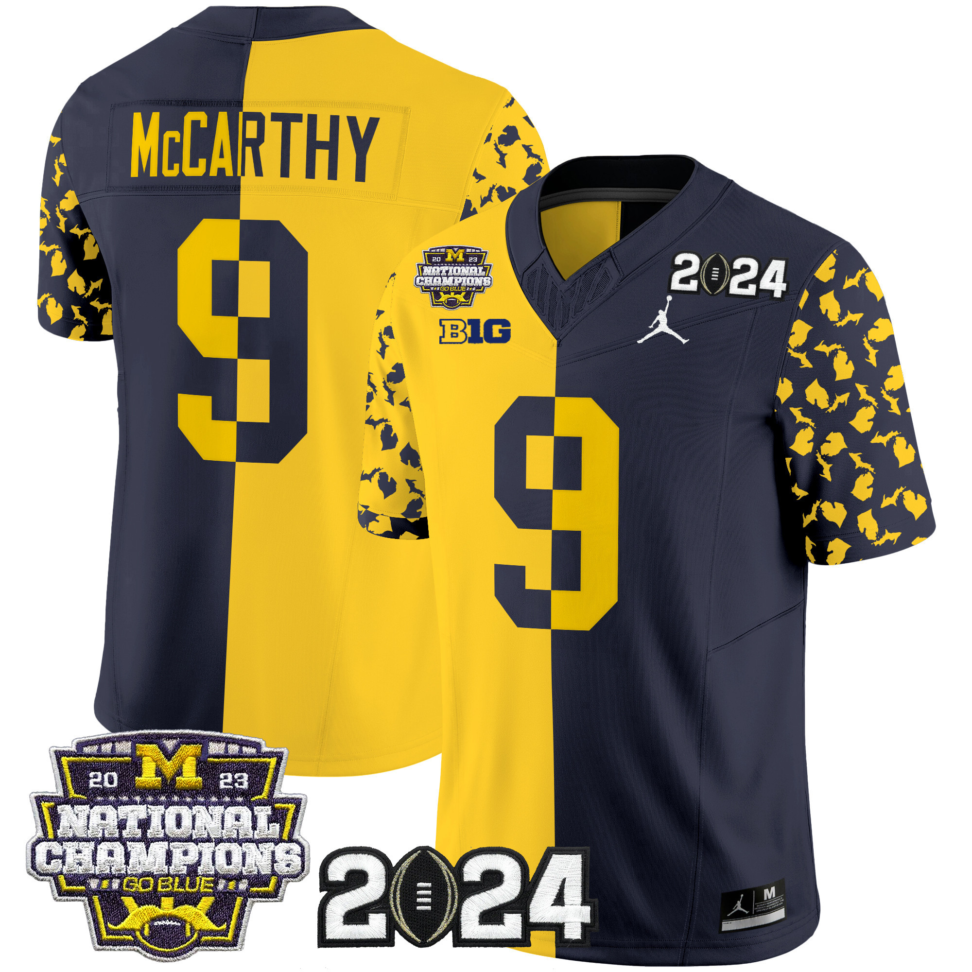 Men's Michigan Wolverines 2024 "Michigan State Style" Vapor Limited Jersey - All Stitched