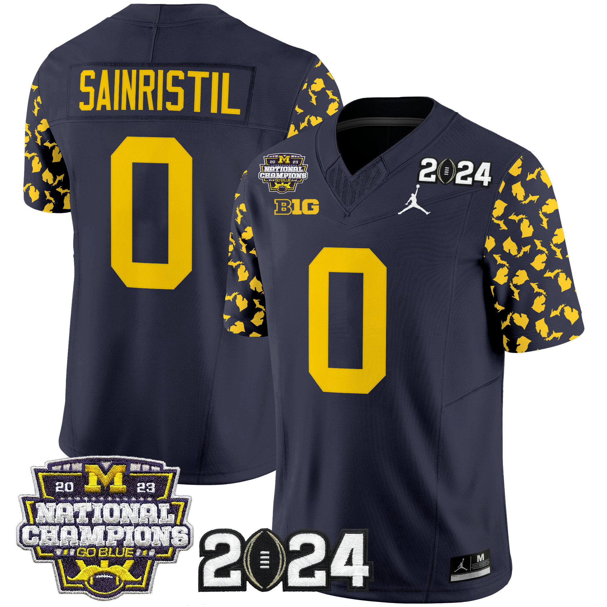 Men's Michigan Wolverines 2024 "Michigan State Style" Vapor Limited Jersey - All Stitched