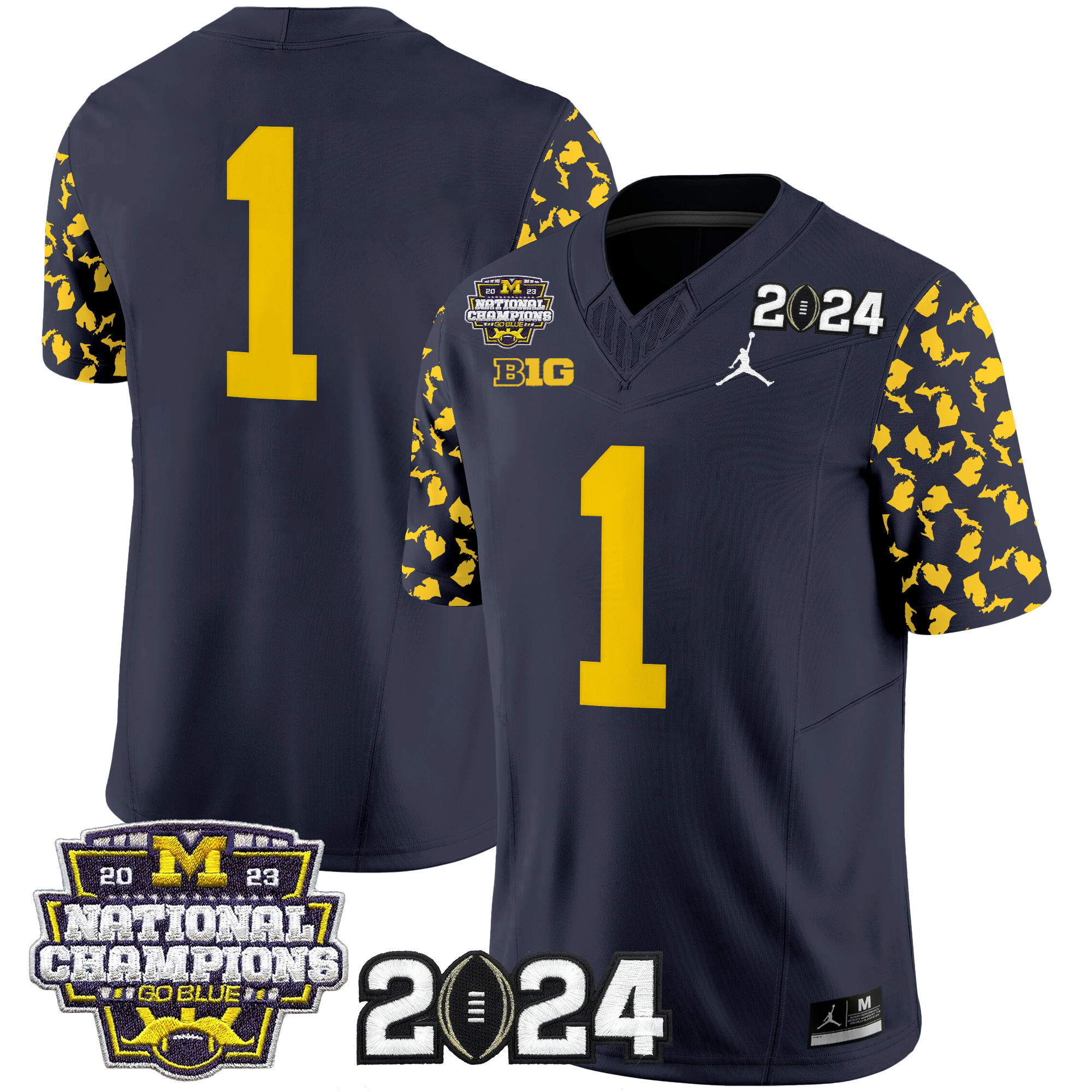 Men's Michigan Wolverines 2024 "Michigan State Style" Vapor Limited Jersey - All Stitched