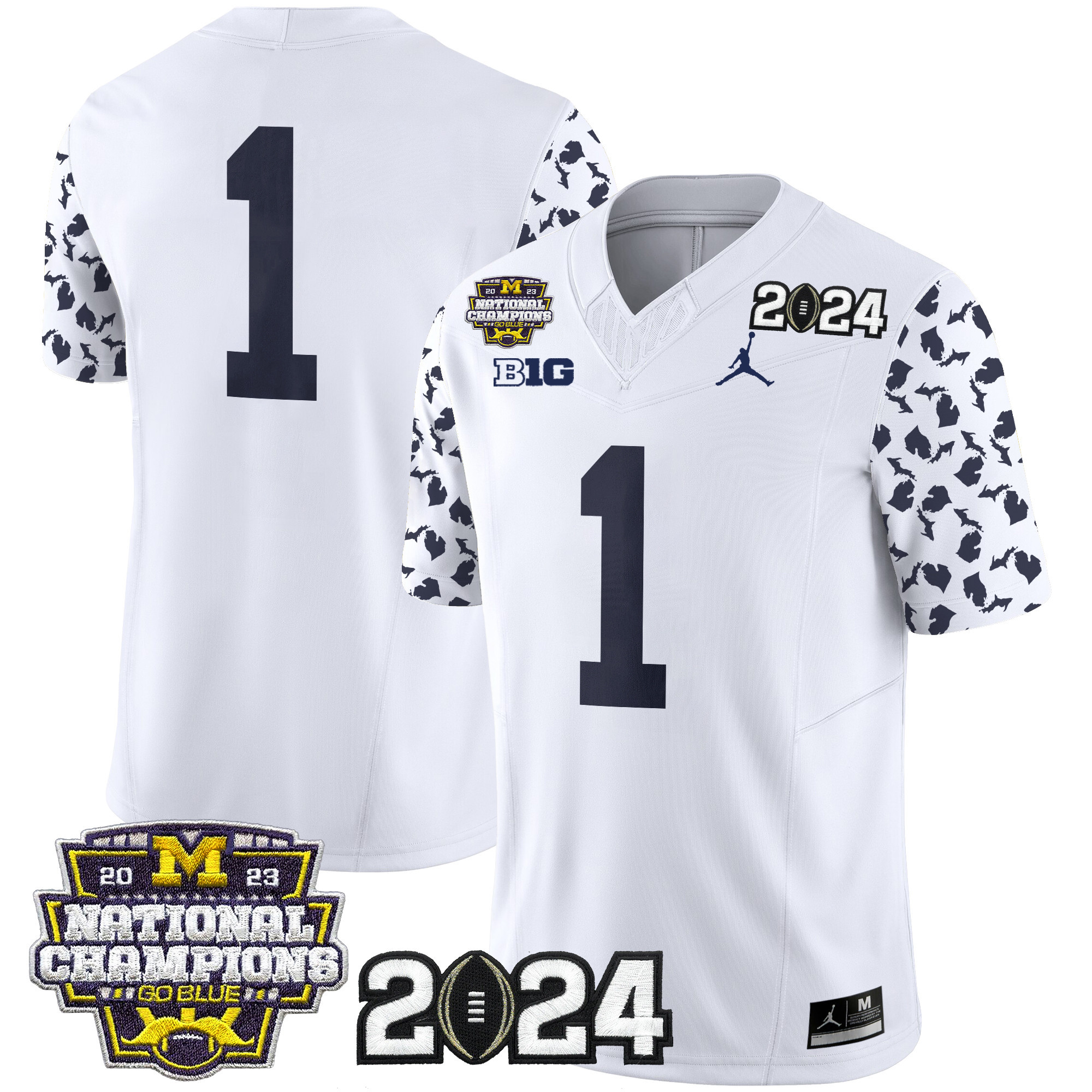 Men's Michigan Wolverines 2024 "Michigan State Style" Vapor Limited Jersey - All Stitched