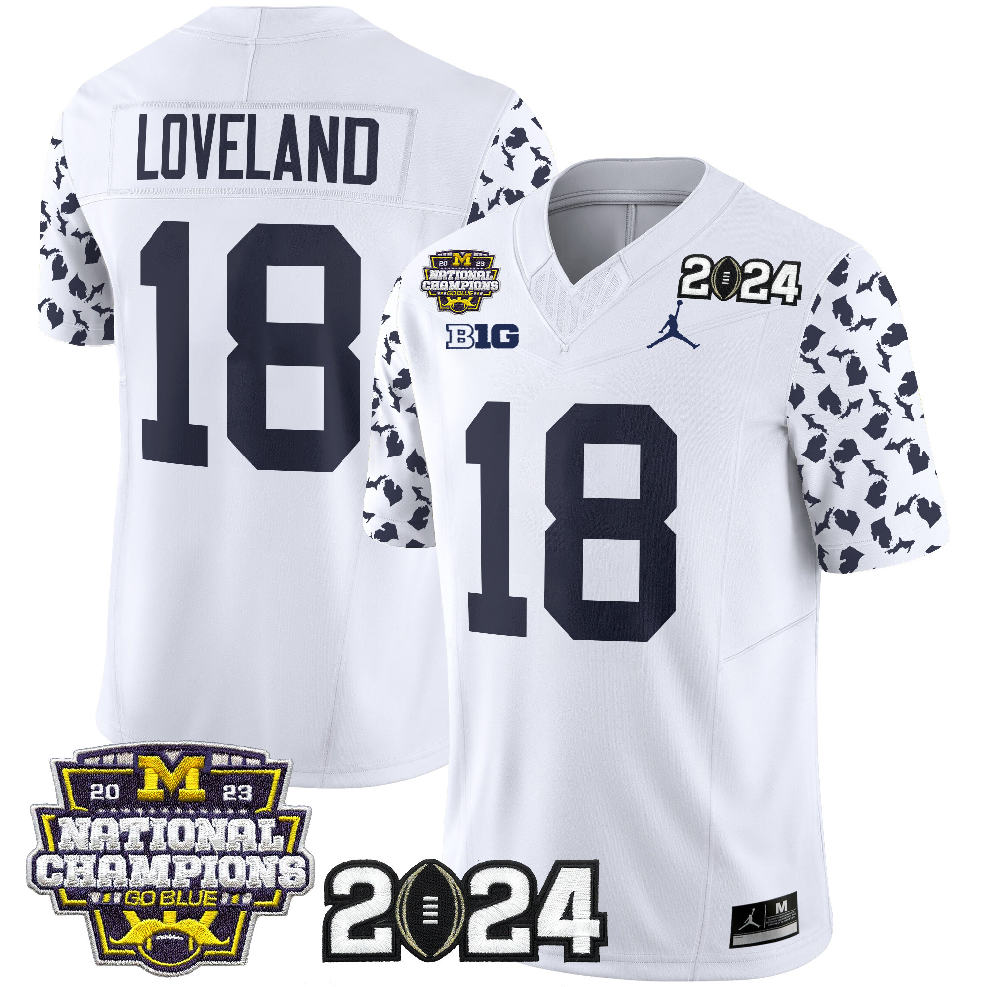 Men's Michigan Wolverines 2024 "Michigan State Style" Vapor Limited Jersey - All Stitched