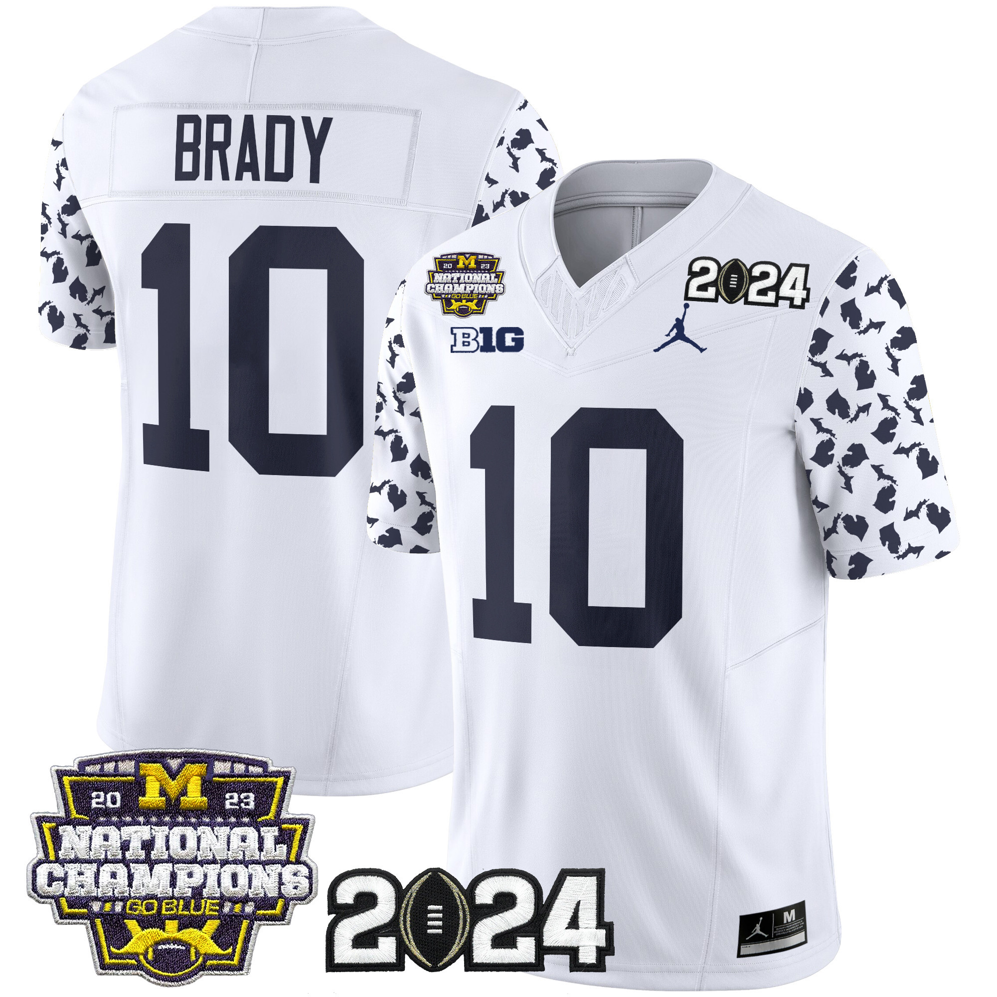 Men's Michigan Wolverines 2024 "Michigan State Style" Vapor Limited Jersey - All Stitched