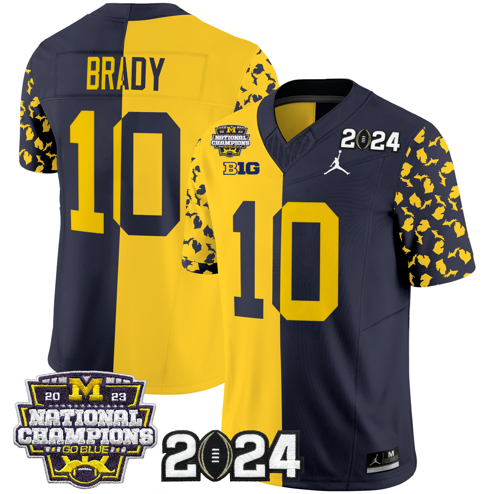 Men's Michigan Wolverines 2024 "Michigan State Style" Vapor Limited Jersey - All Stitched