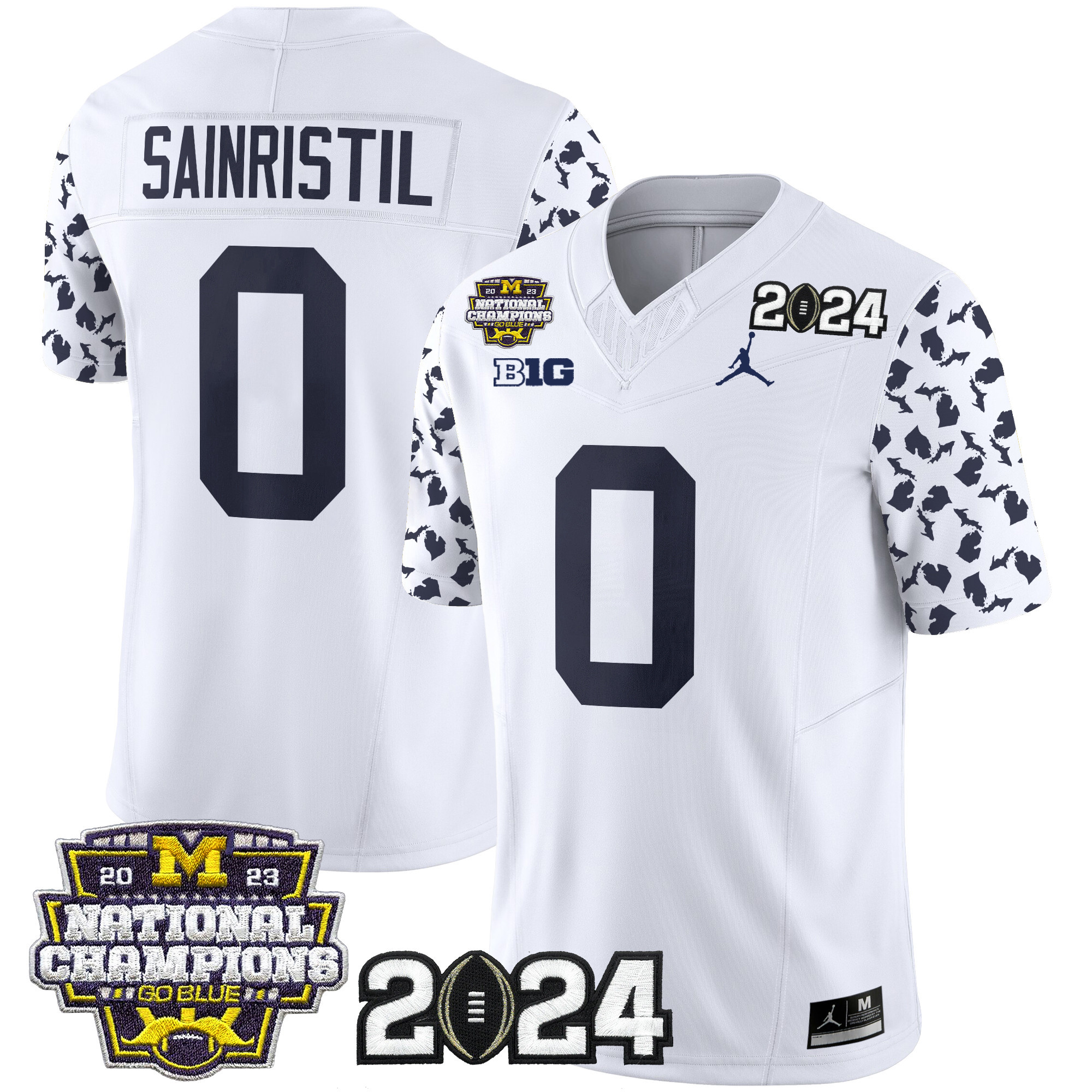 Men's Michigan Wolverines 2024 "Michigan State Style" Vapor Limited Jersey - All Stitched