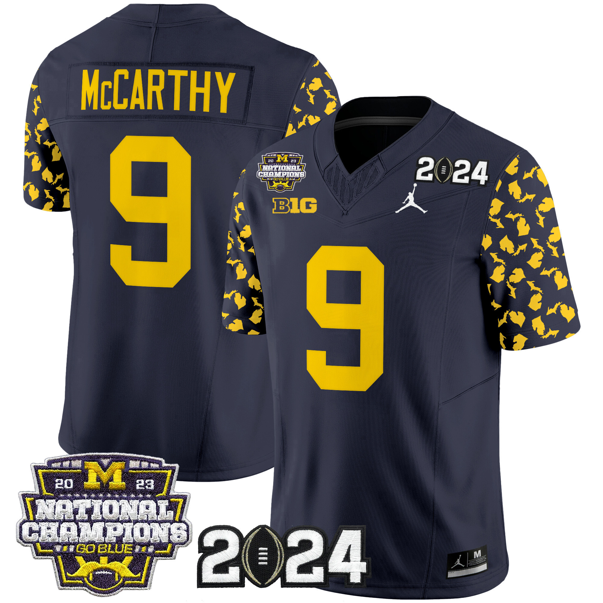 Men's Michigan Wolverines 2024 "Michigan State Style" Vapor Limited Jersey - All Stitched