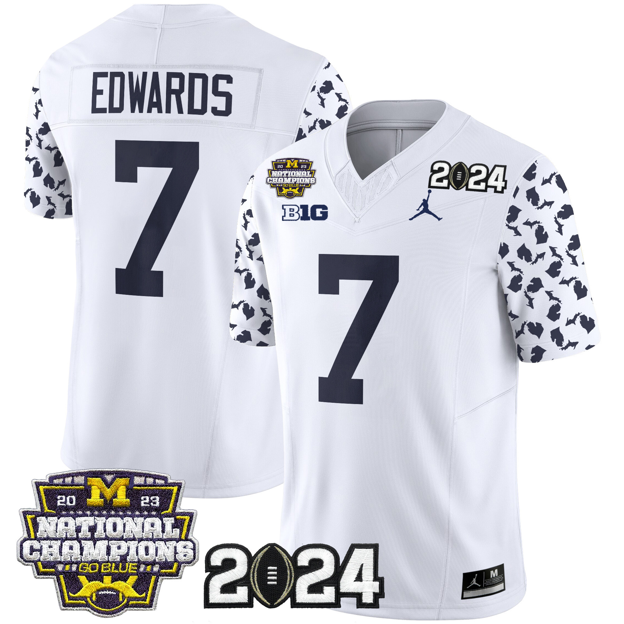 Men's Michigan Wolverines 2024 "Michigan State Style" Vapor Limited Jersey - All Stitched