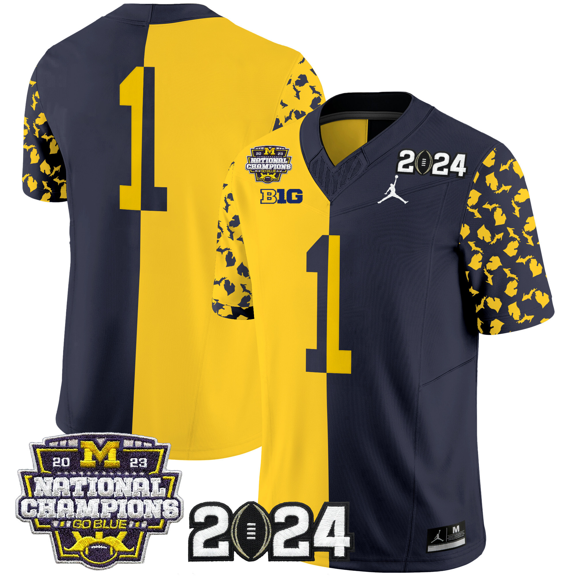 Men's Michigan Wolverines 2024 "Michigan State Style" Vapor Limited Jersey - All Stitched