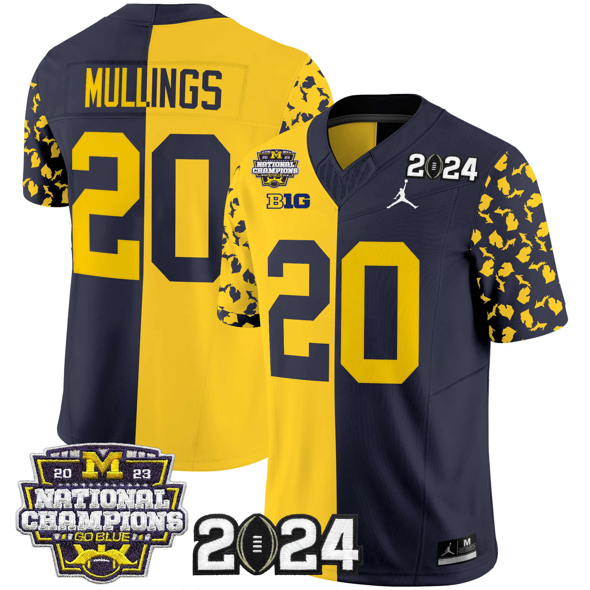 Men's Michigan Wolverines 2024 "Michigan State Style" Vapor Limited Jersey - All Stitched