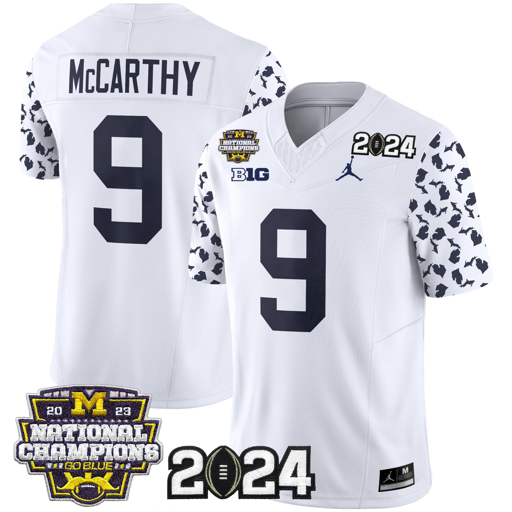 Men's Michigan Wolverines 2024 "Michigan State Style" Vapor Limited Jersey - All Stitched
